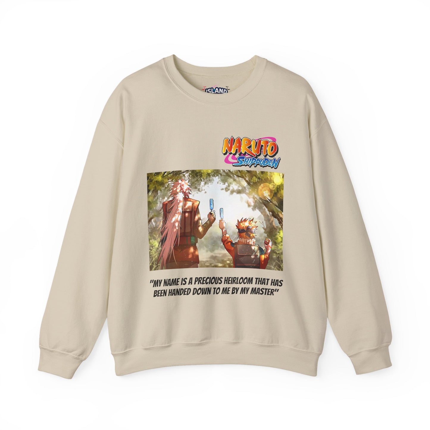 Naruto and Jiraiya's Bond Cotton Crewneck Sweatshirt