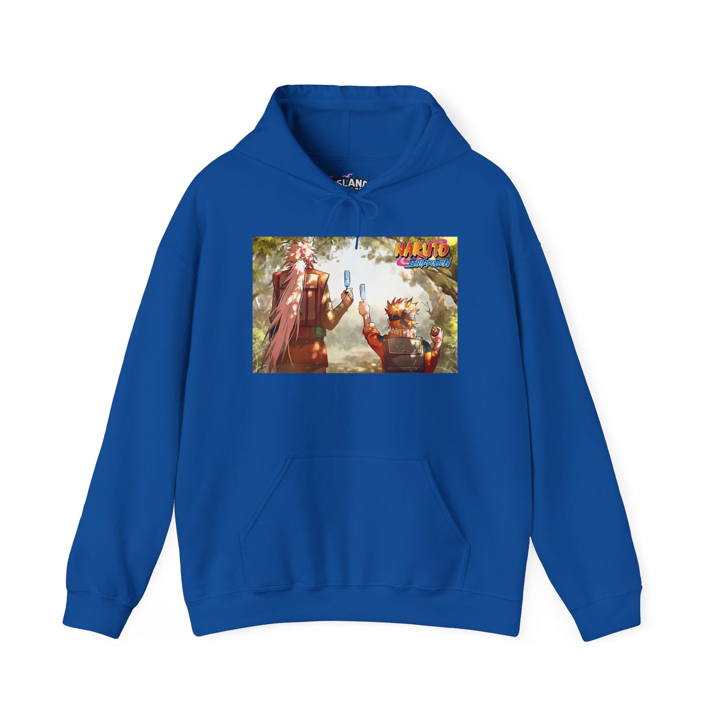 Naruto and Jiraiya's Bond, Front and Back Design, Cotton Hoodie