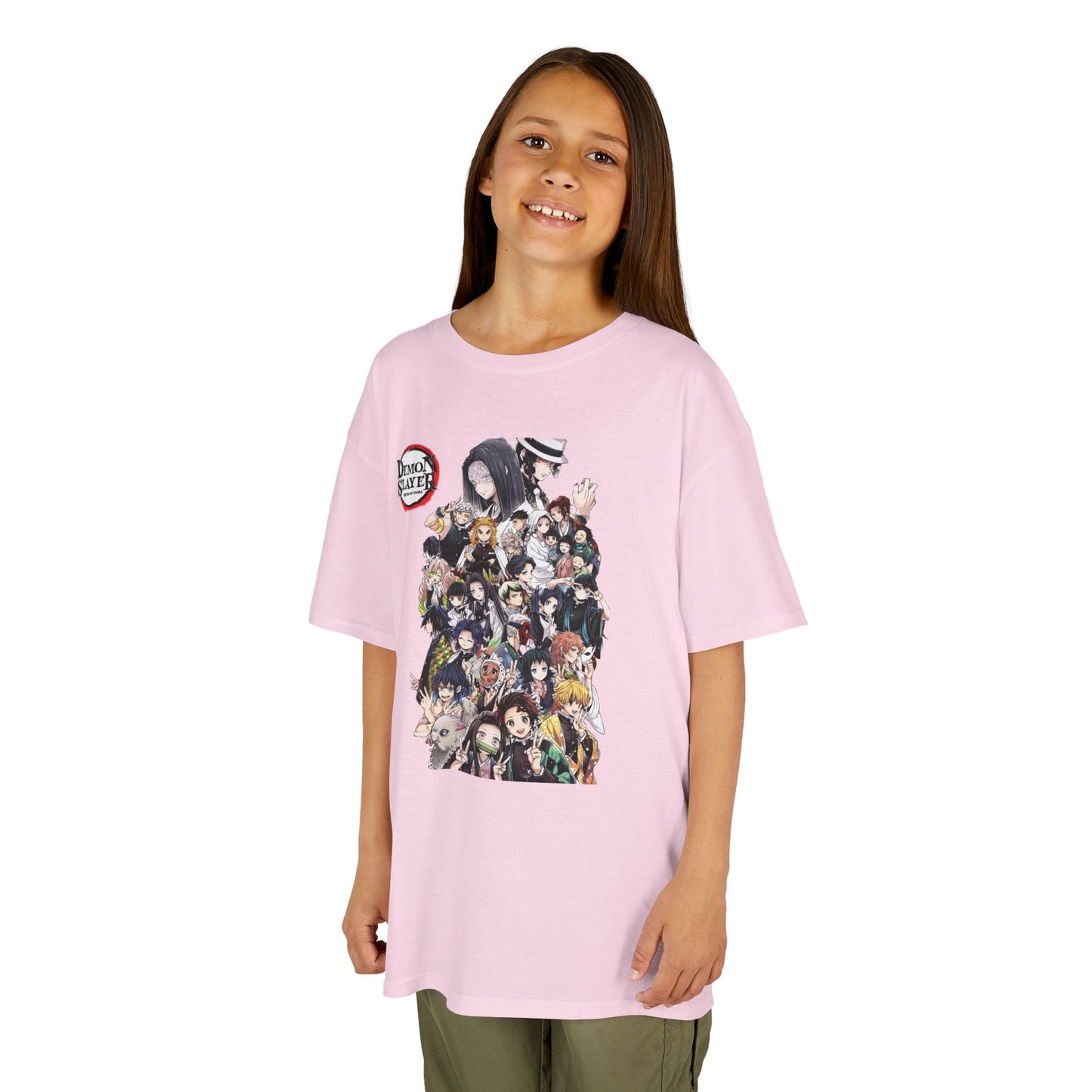 Demon Slayer, Kids 100% Heavy Cotton Shirt