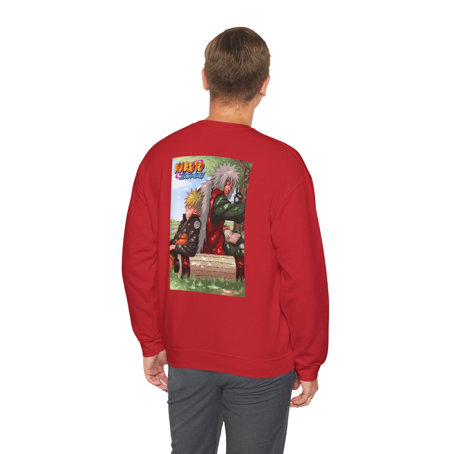 Naruto and Jiraiya's Bond Cotton Crewneck Sweatshirt