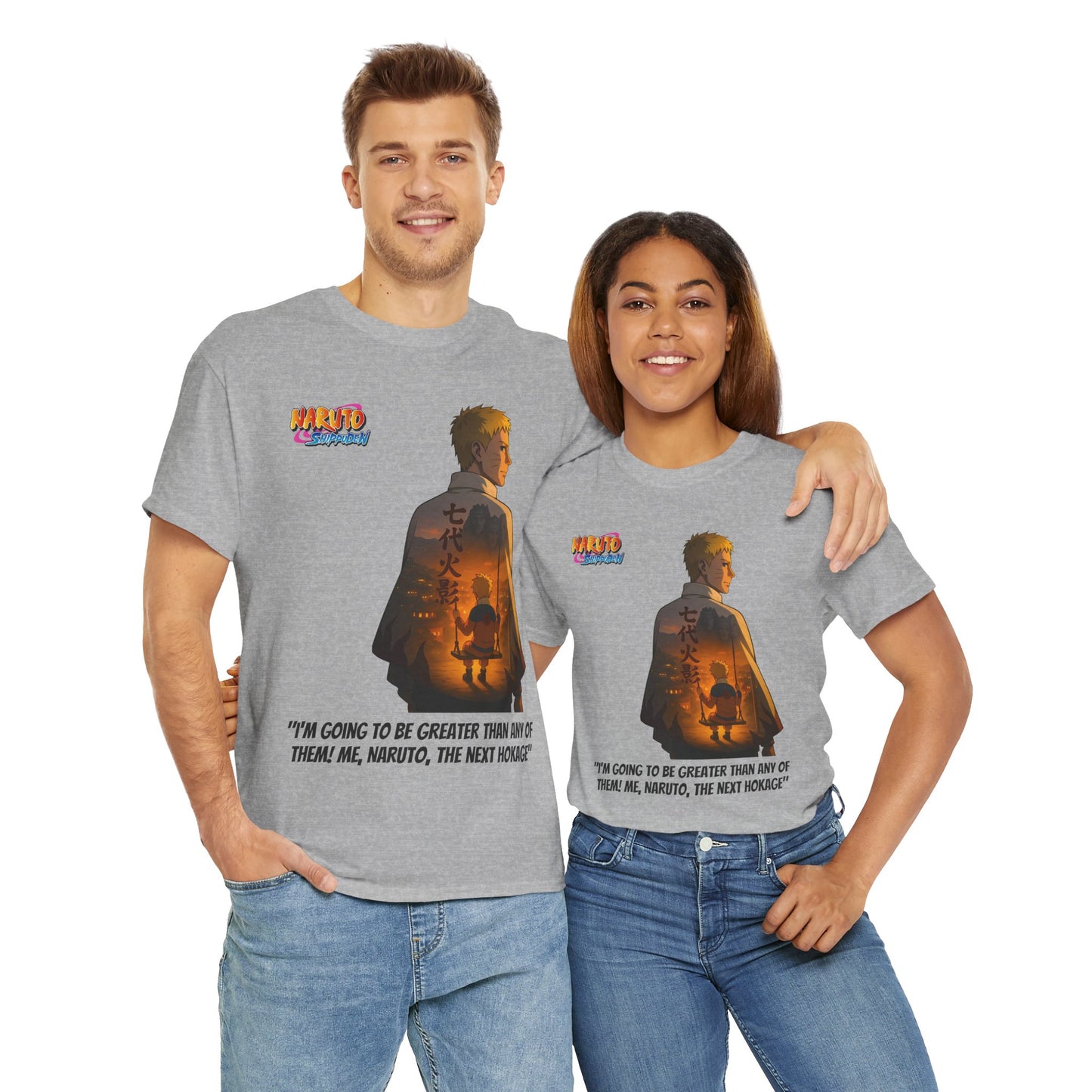 Naruto + Quote 100% Heavy Cotton Shirt
