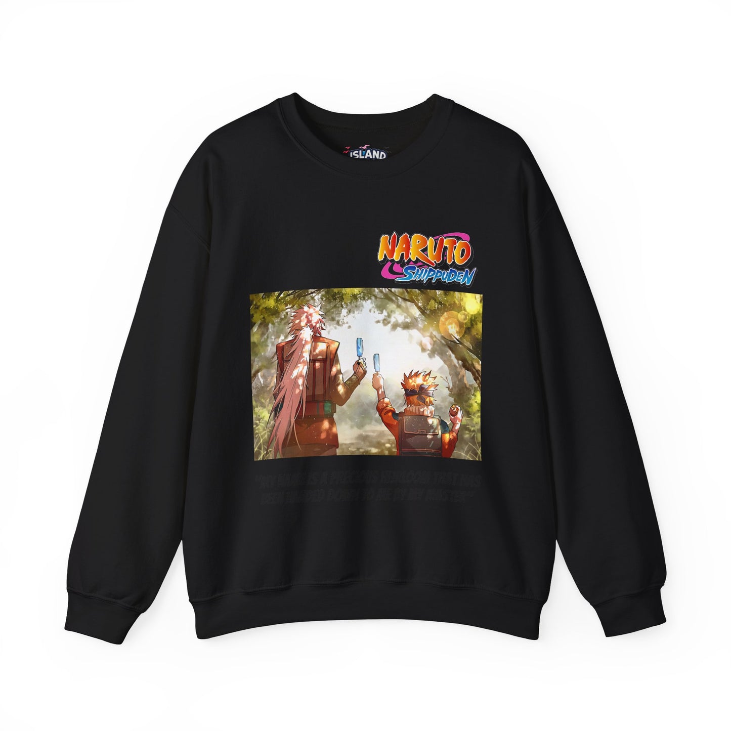 Naruto and Jiraiya's Bond Cotton Crewneck Sweatshirt