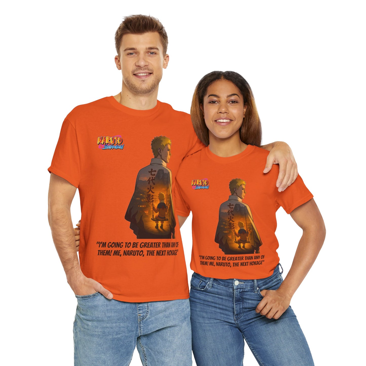 Naruto + Quote 100% Heavy Cotton Shirt