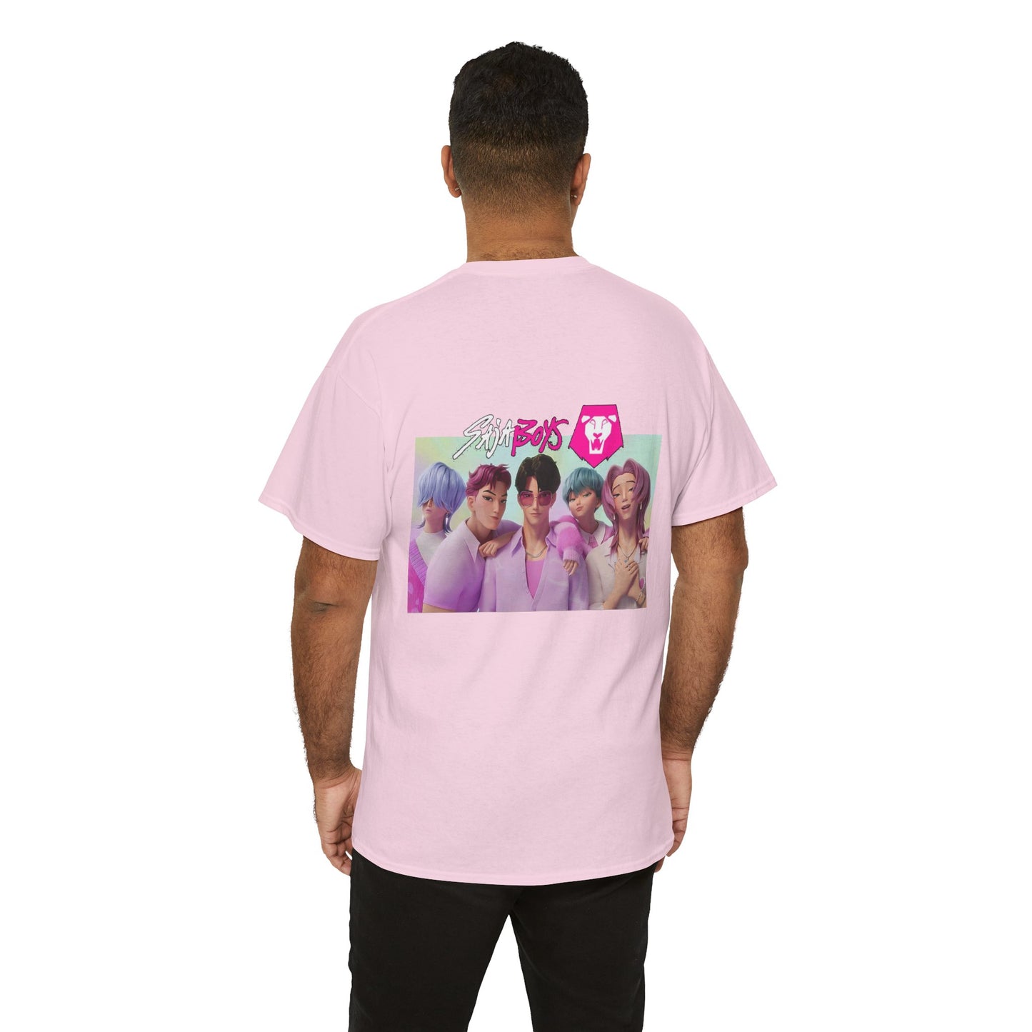 Huntrix and Saja Boys, Front and Back Design, 100% Heavy Cotton Shirt