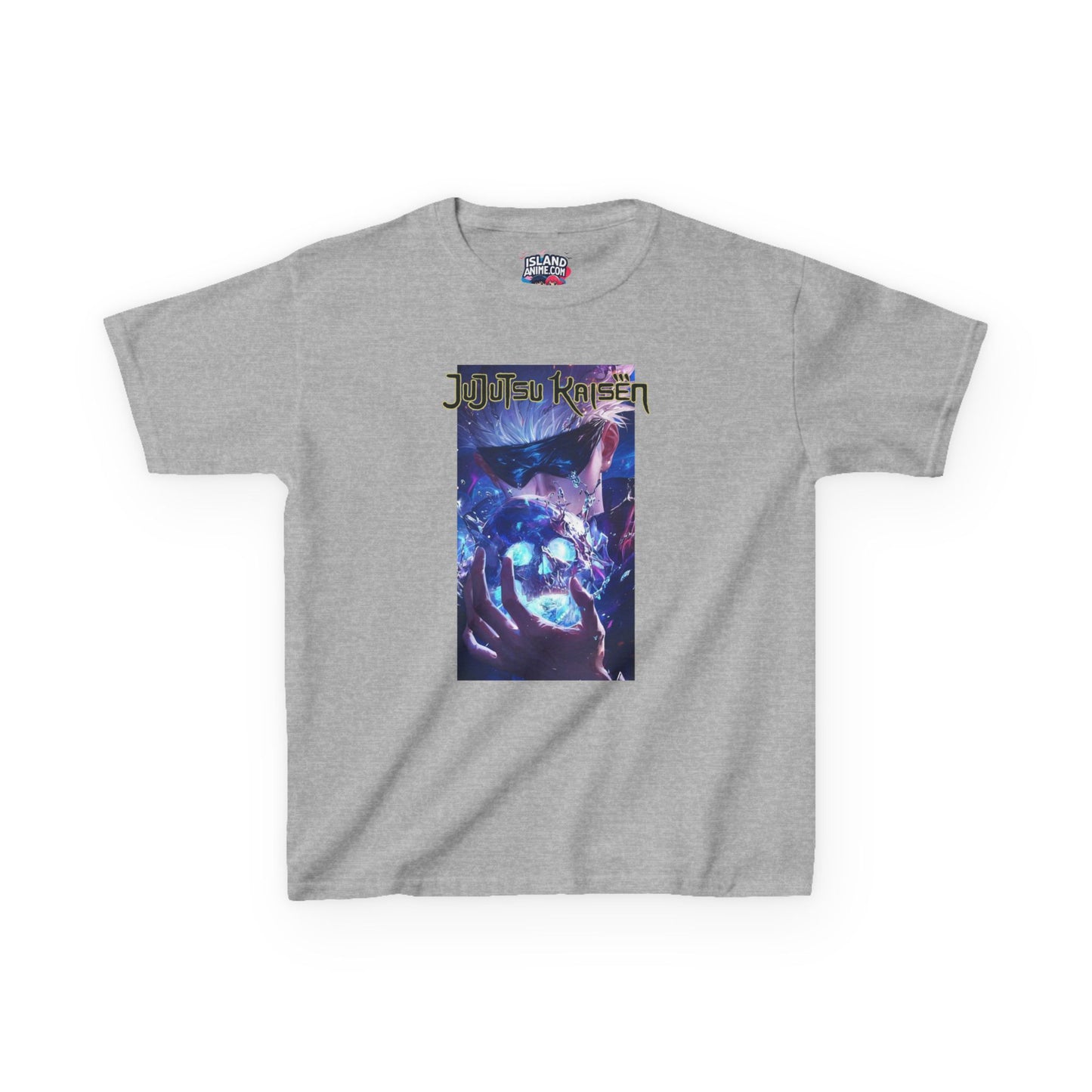 Satoru Gojo, Front and Back Design, Kids 100% Heavy Cotton Shirt
