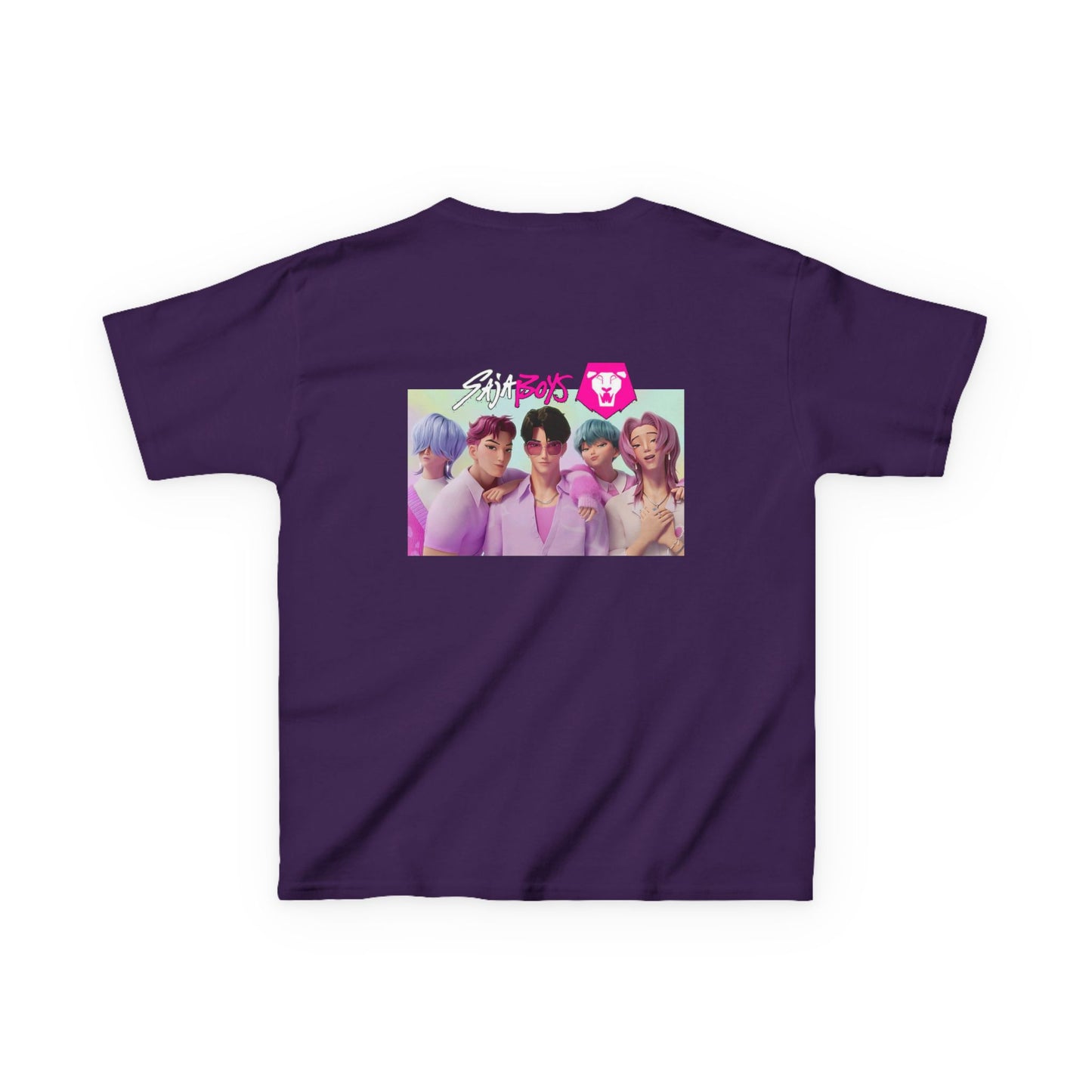 Huntrix and Saja Boys, Front and Back Design, 100% Heavy Cotton Shirt