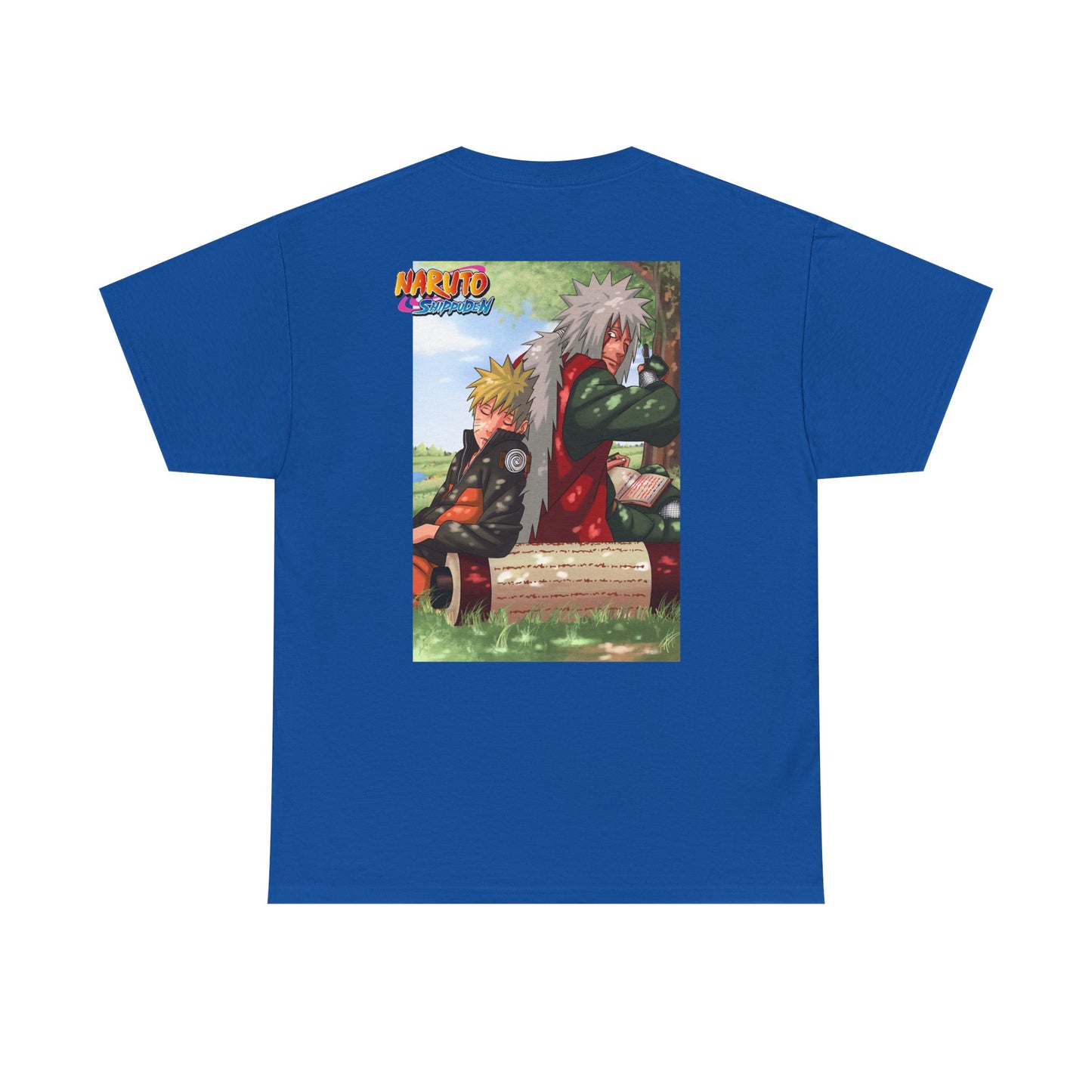 Naruto and Jiraiya's Bond, Front and Back Design, 100% Heavy Cotton Shirt