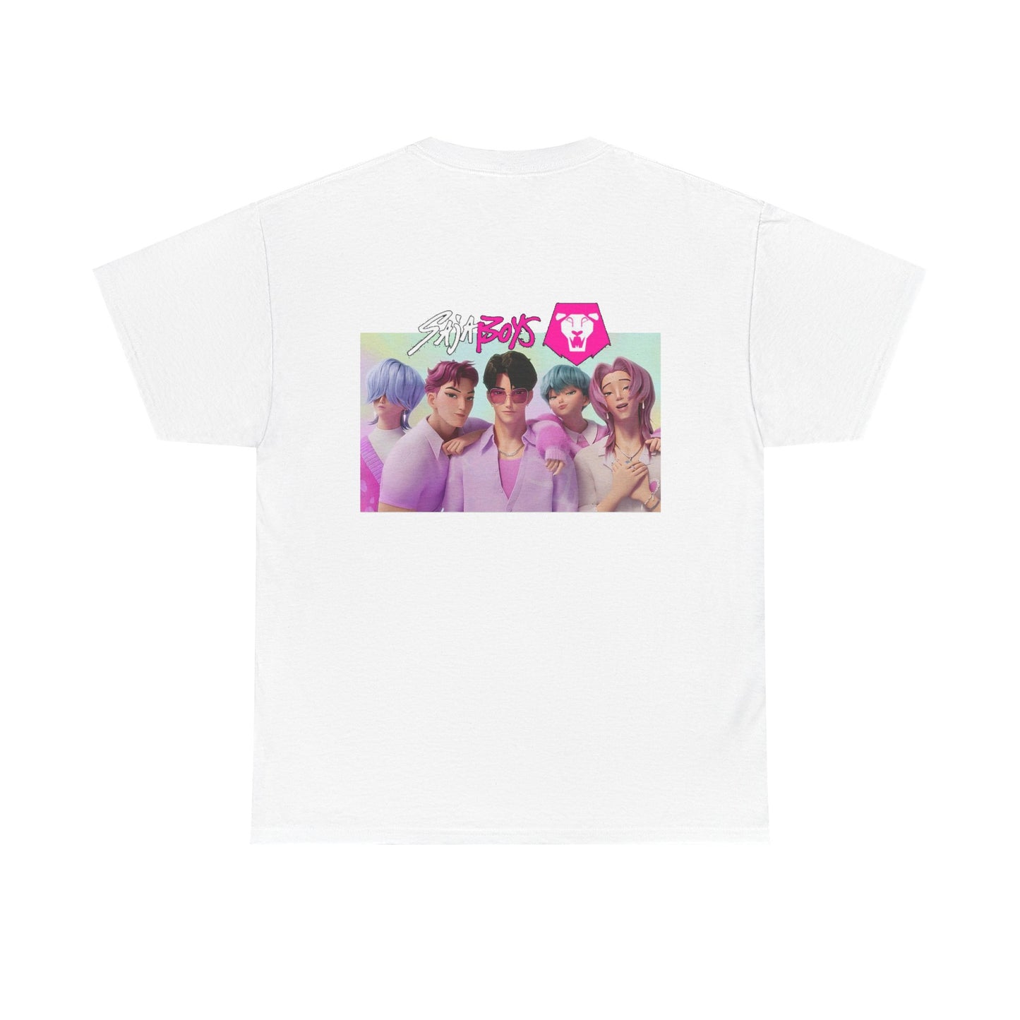 Huntrix and Saja Boys, Front and Back Design, 100% Heavy Cotton Shirt