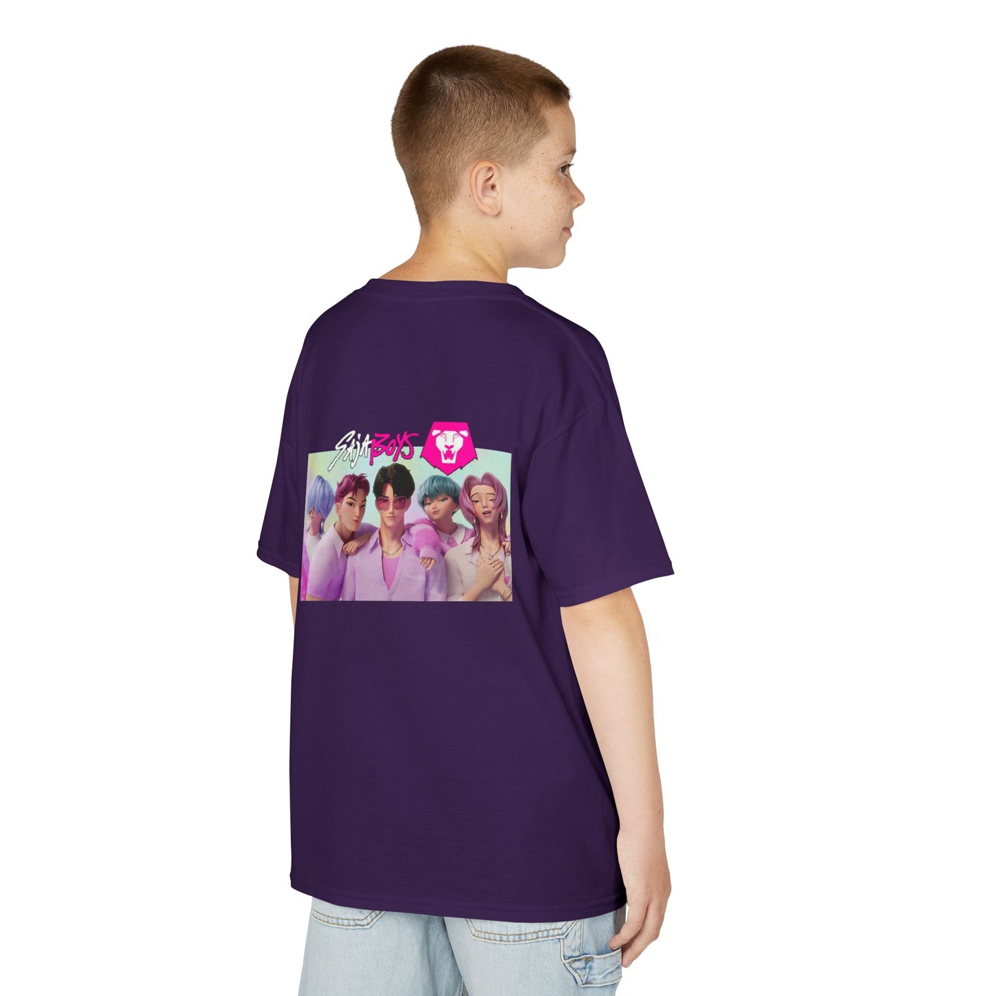 Huntrix and Saja Boys, Front and Back Design, 100% Heavy Cotton Shirt