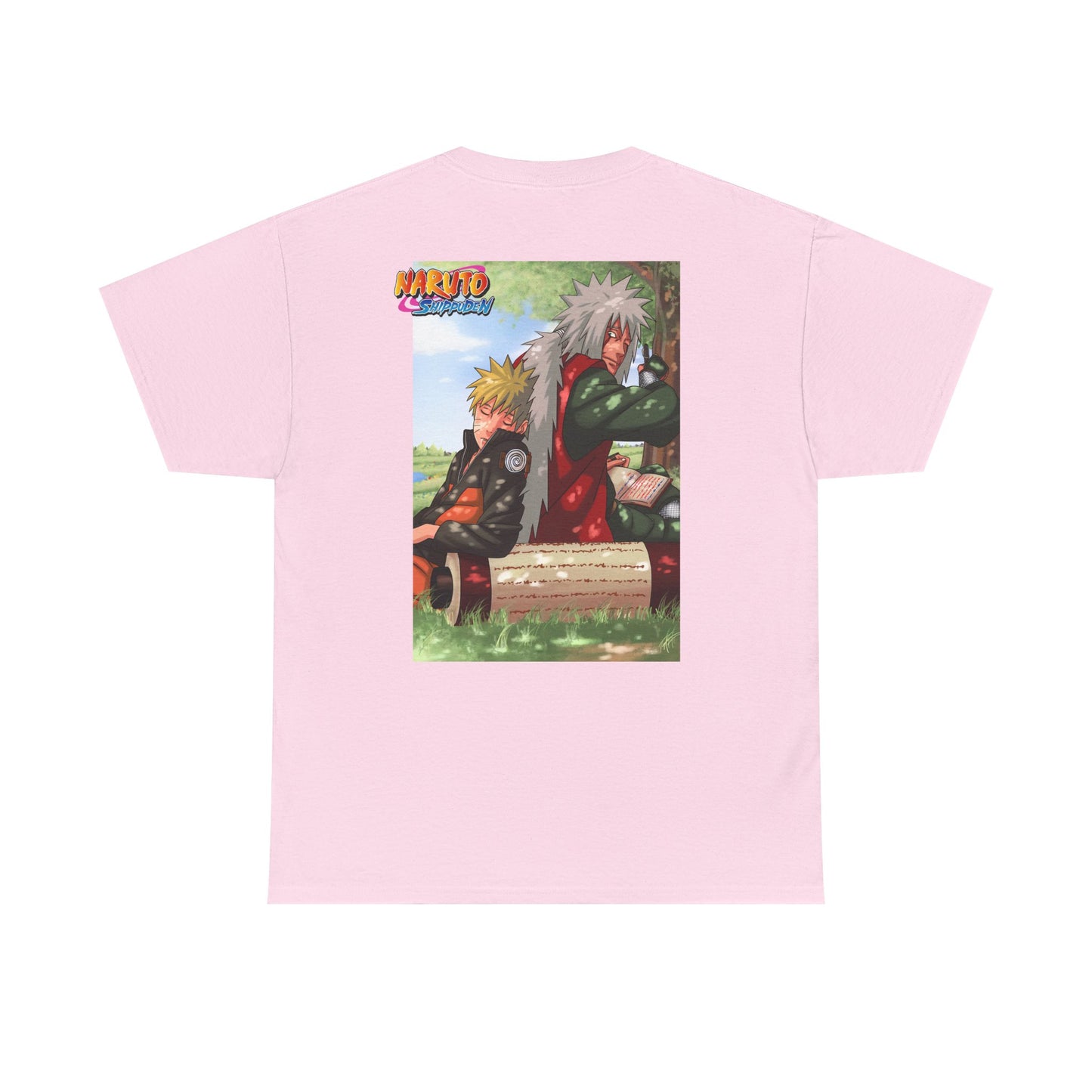 Naruto and Jiraiya's Bond, Front and Back Design, 100% Heavy Cotton Shirt