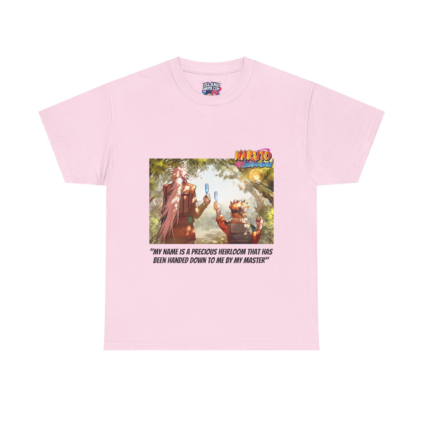 Naruto and Jiraiya's Bond, Front and Back Design, 100% Heavy Cotton Shirt