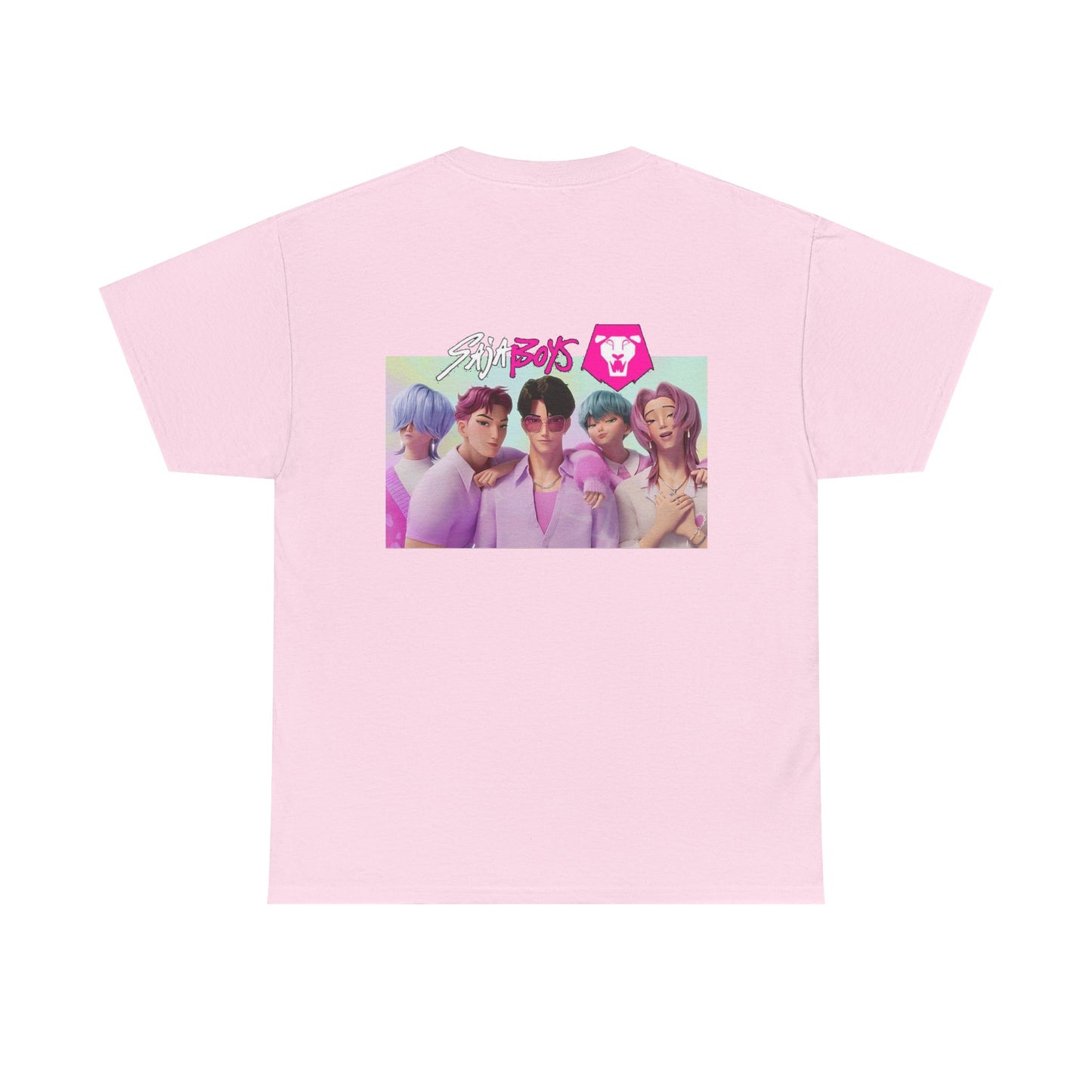 Huntrix and Saja Boys, Front and Back Design, 100% Heavy Cotton Shirt