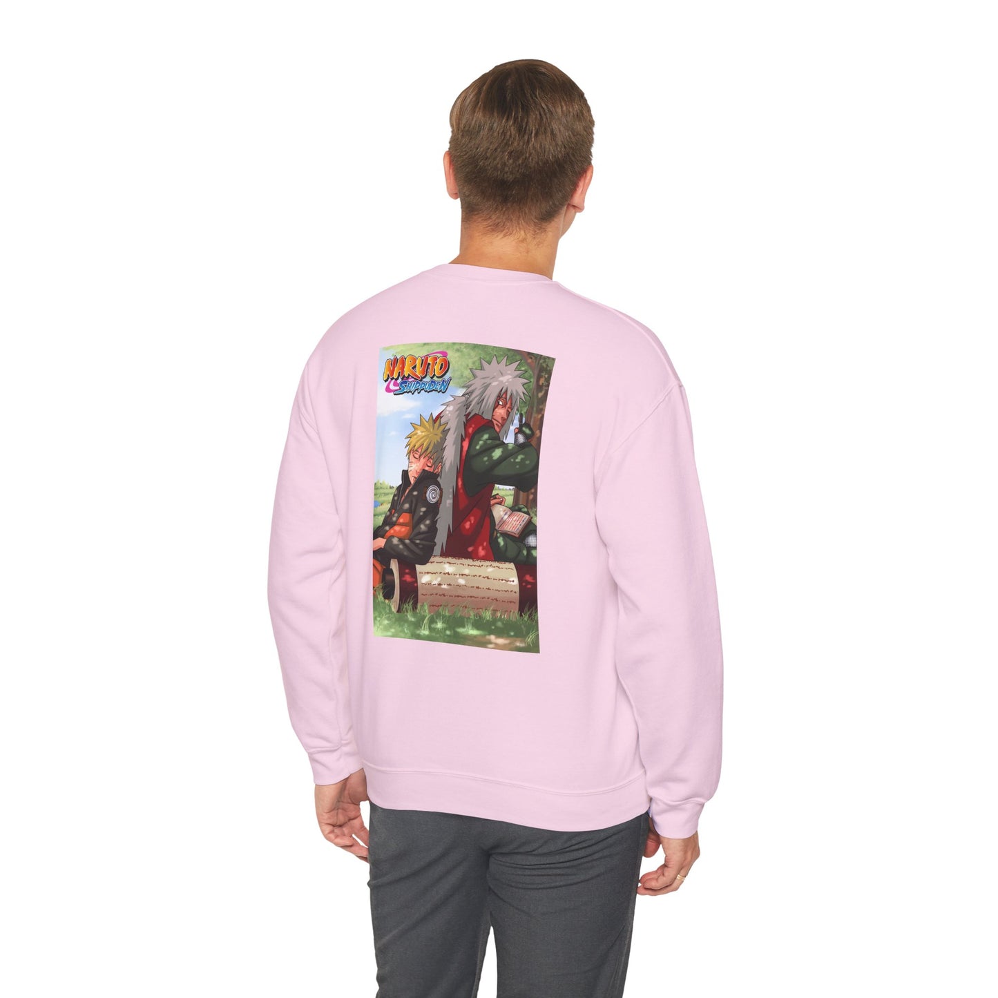 Naruto and Jiraiya's Bond Cotton Crewneck Sweatshirt