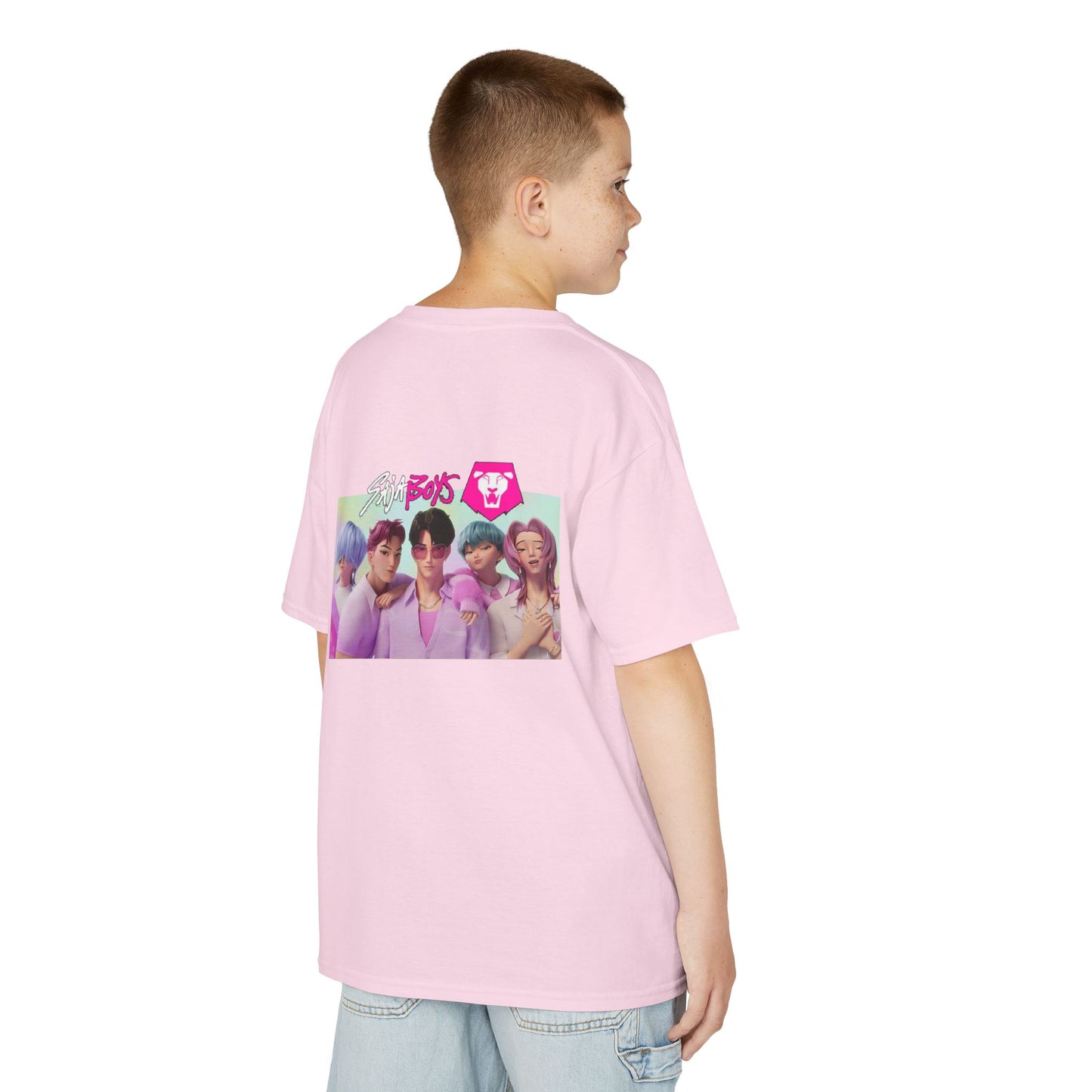 Huntrix and Saja Boys, Front and Back Design, 100% Heavy Cotton Shirt