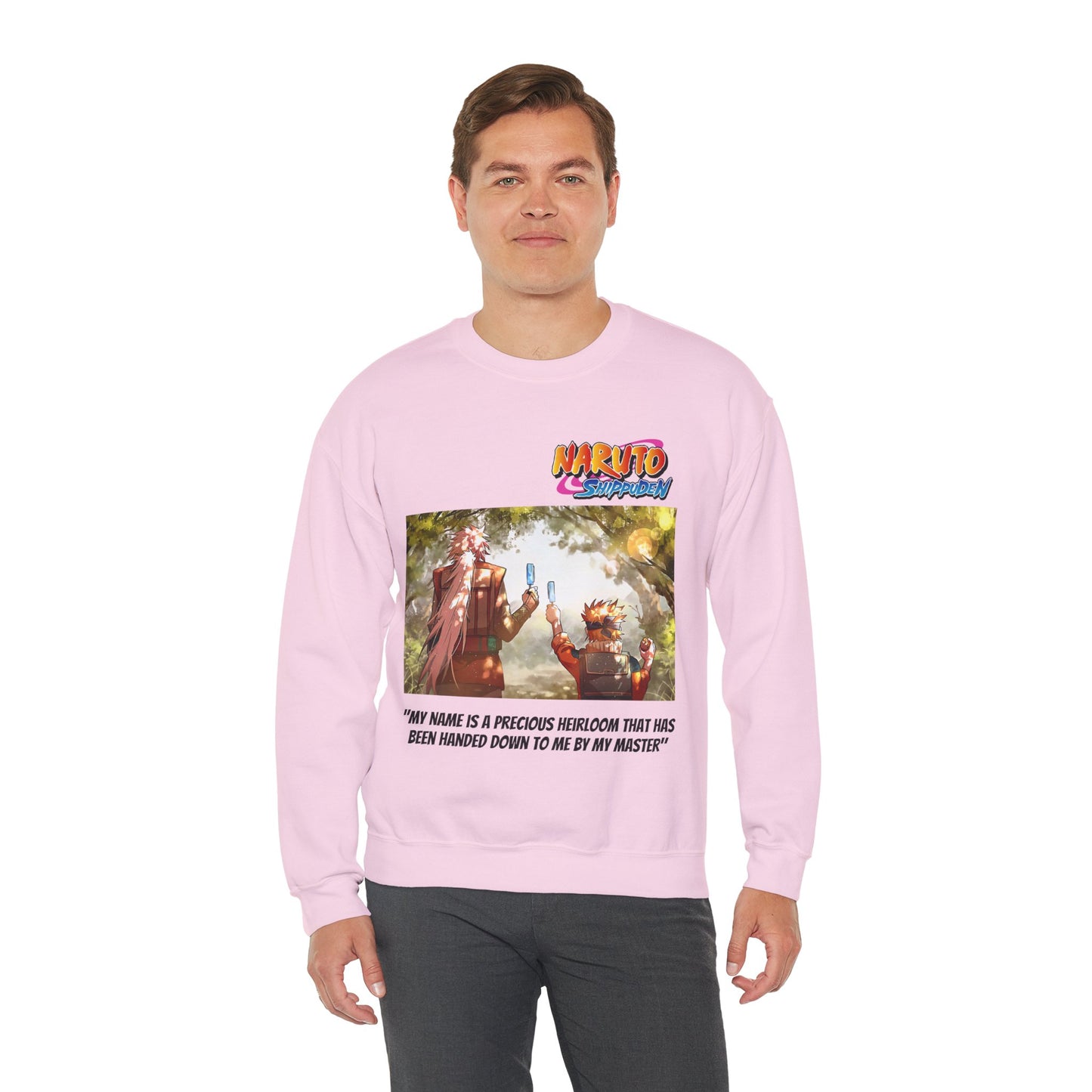 Naruto and Jiraiya's Bond Cotton Crewneck Sweatshirt