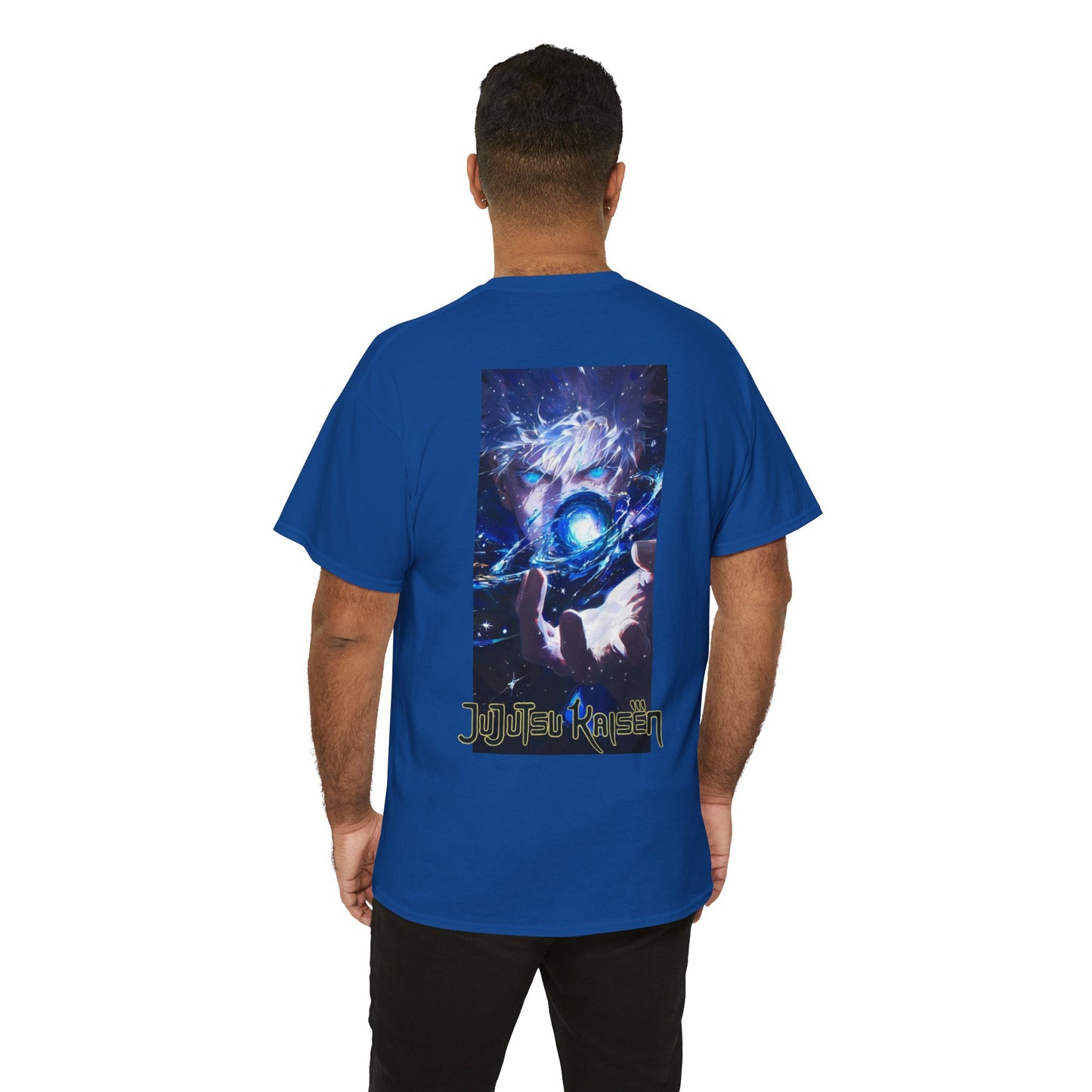 Satoru Gojo, Front and Back Design, 100% Heavy Cotton Shirt