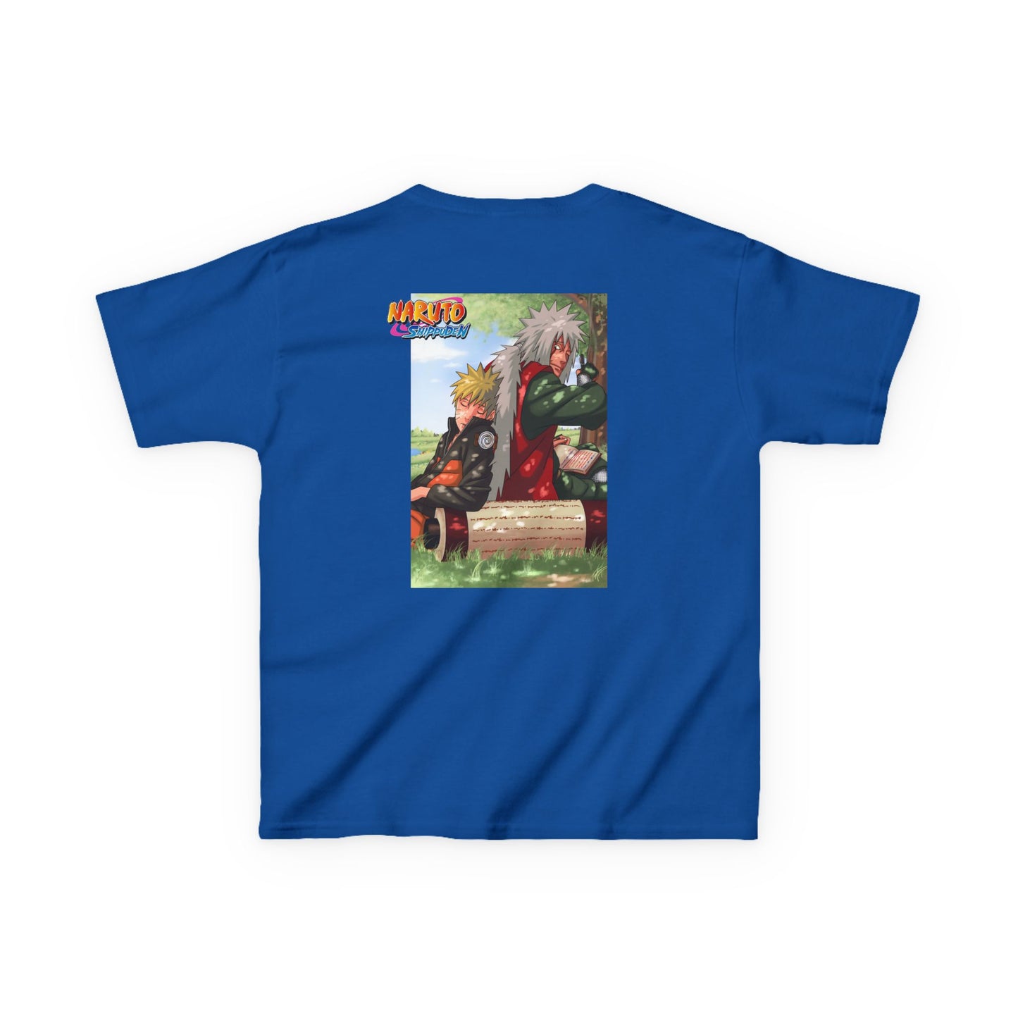 Naruto & Jiraiya's Bond + Quote, Front and Back Design, Kids 100% Heavy Cotton Shirt