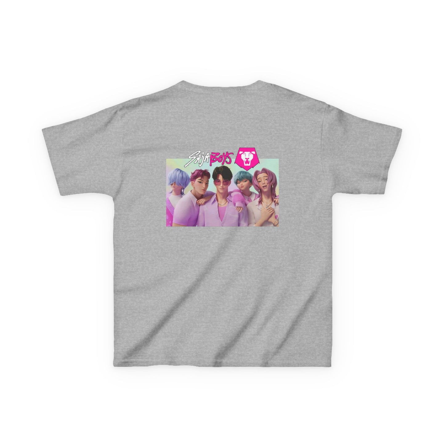 Huntrix and Saja Boys, Front and Back Design, 100% Heavy Cotton Shirt