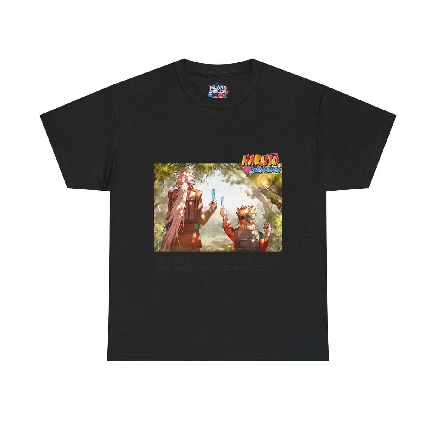 Naruto and Jiraiya's Bond, Front and Back Design, 100% Heavy Cotton Shirt