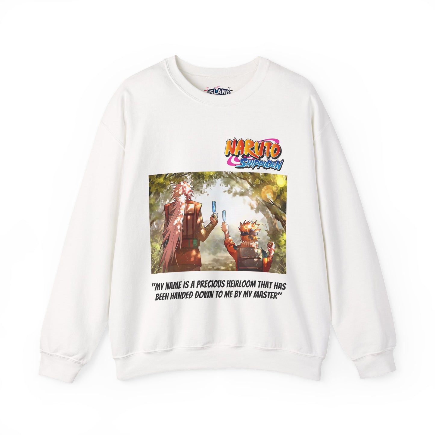 Naruto and Jiraiya's Bond Cotton Crewneck Sweatshirt