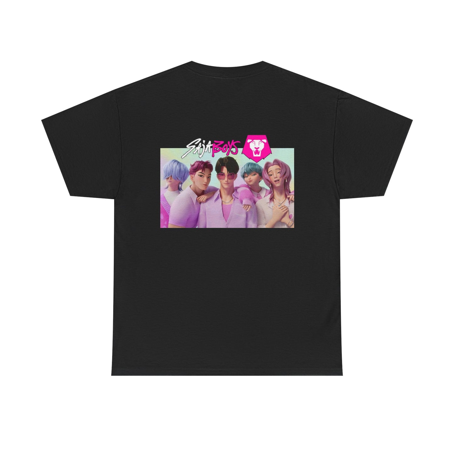 Huntrix and Saja Boys, Front and Back Design, 100% Heavy Cotton Shirt