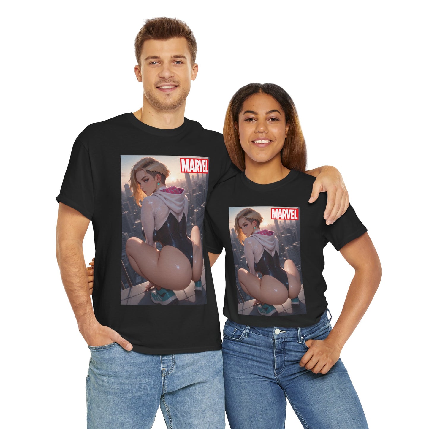 Gwen Stacy, Waifu Collection, 100% Heavy Cotton Shirt