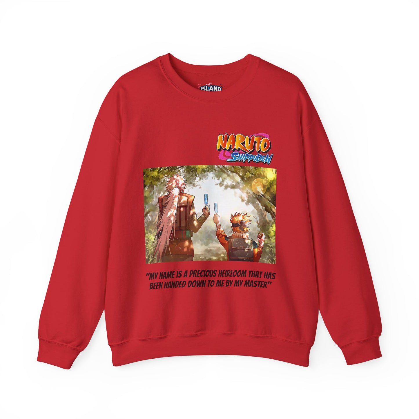 Naruto and Jiraiya's Bond Cotton Crewneck Sweatshirt