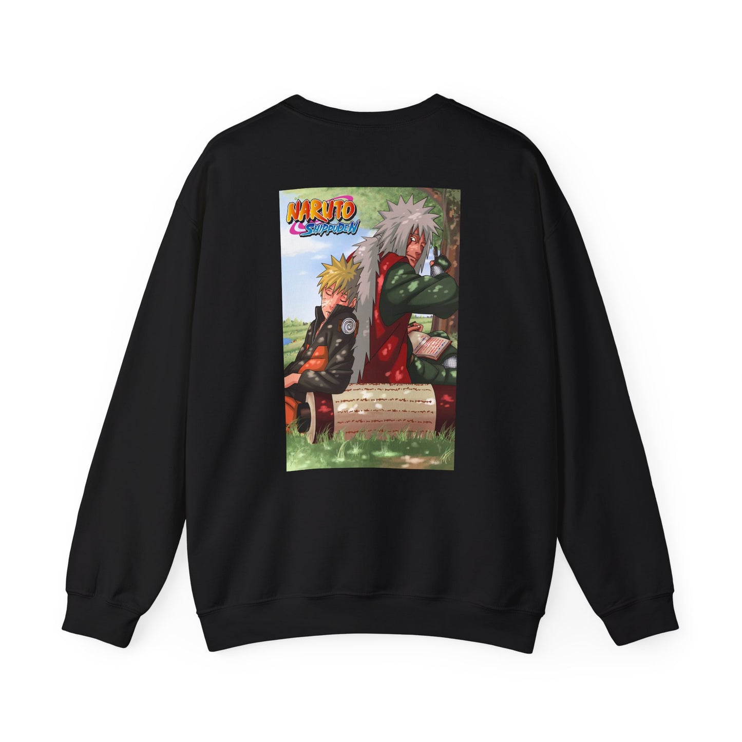 Naruto and Jiraiya's Bond Cotton Crewneck Sweatshirt