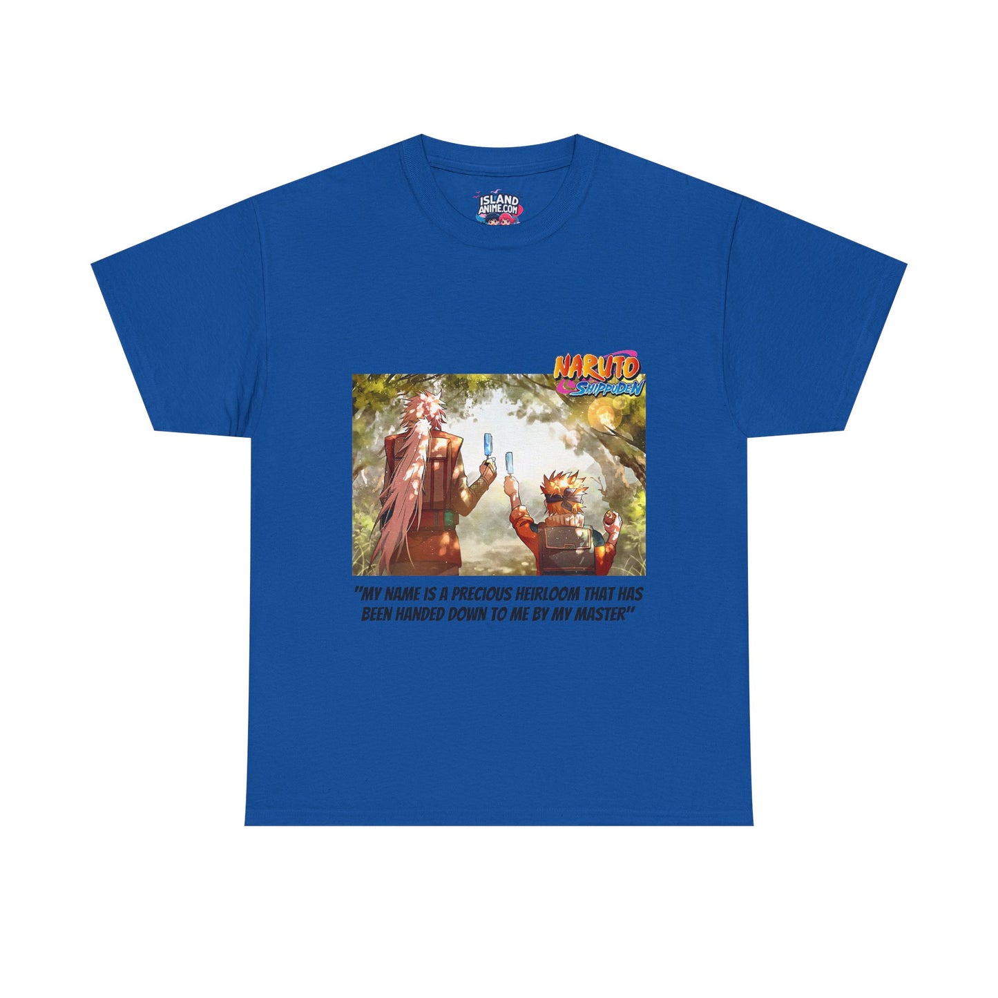 Naruto and Jiraiya's Bond, Front and Back Design, 100% Heavy Cotton Shirt