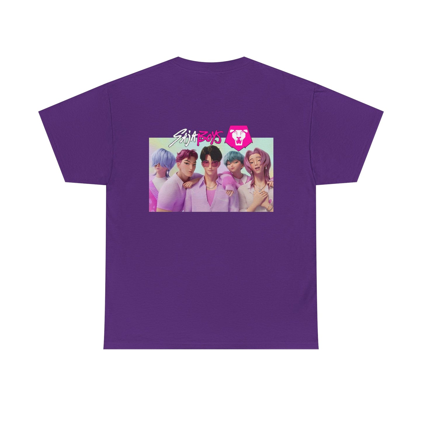 Huntrix and Saja Boys, Front and Back Design, 100% Heavy Cotton Shirt