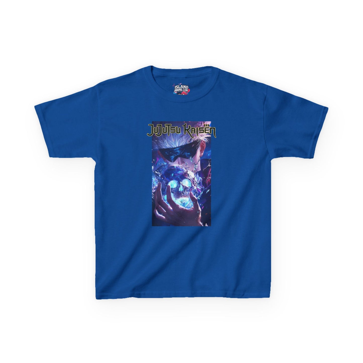 Satoru Gojo, Front and Back Design, Kids 100% Heavy Cotton Shirt