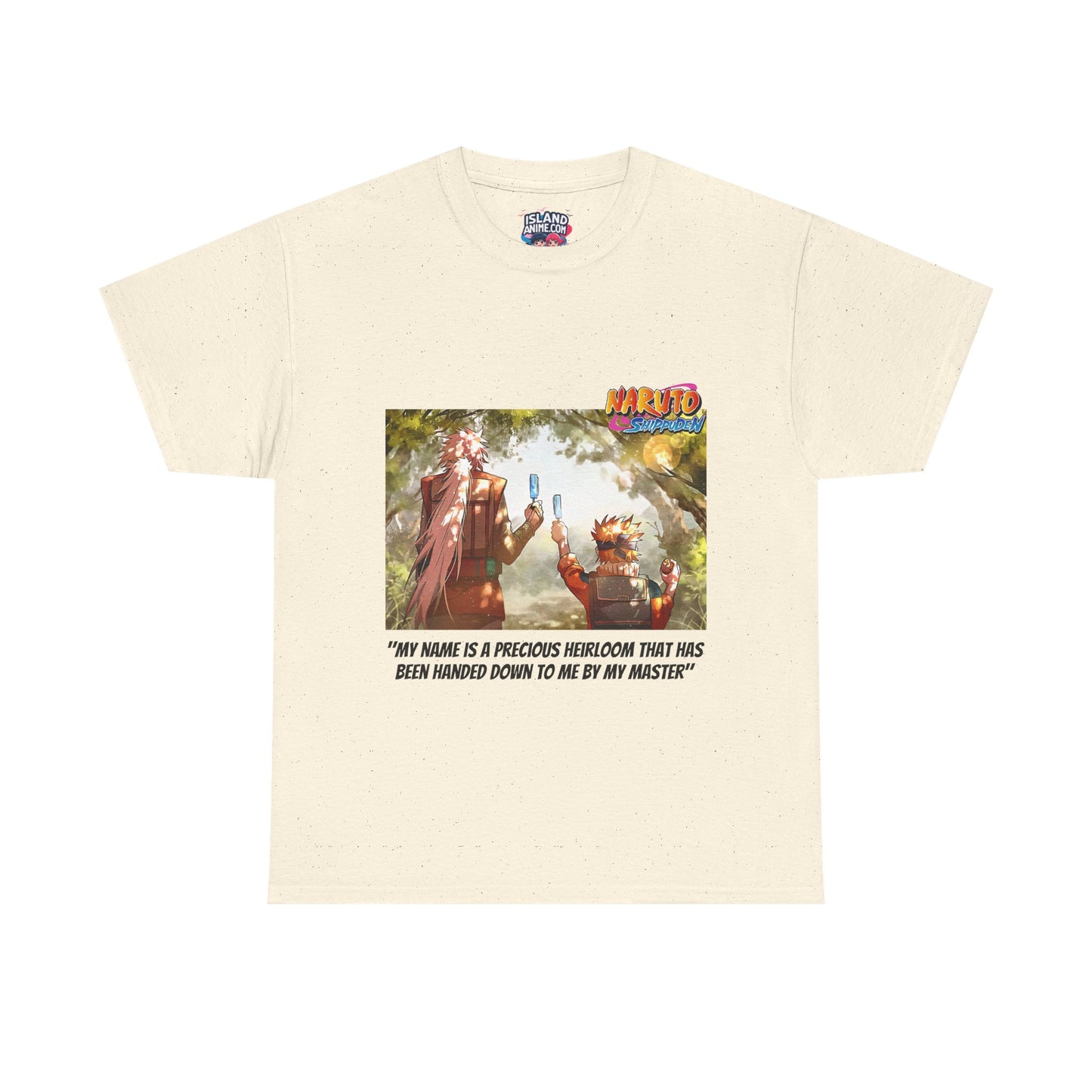 Naruto and Jiraiya's Bond, Front and Back Design, 100% Heavy Cotton Shirt