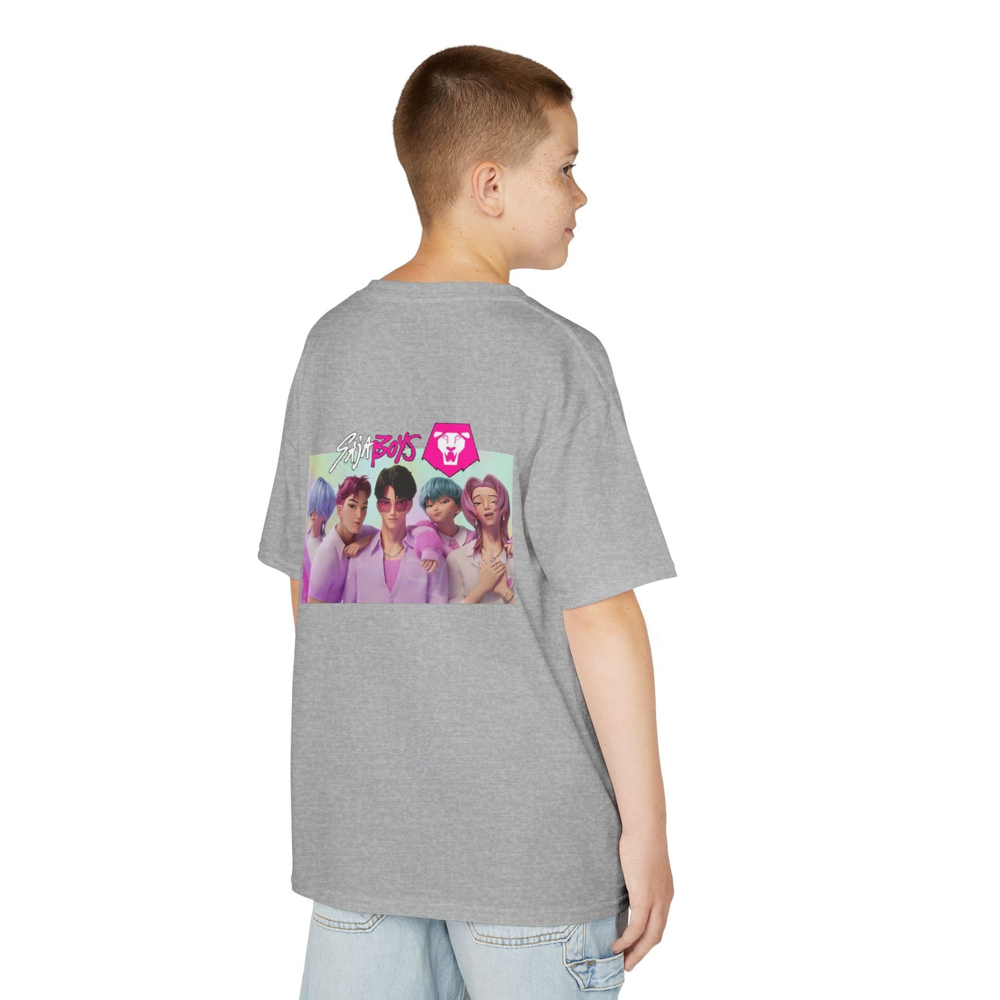 Huntrix and Saja Boys, Front and Back Design, 100% Heavy Cotton Shirt