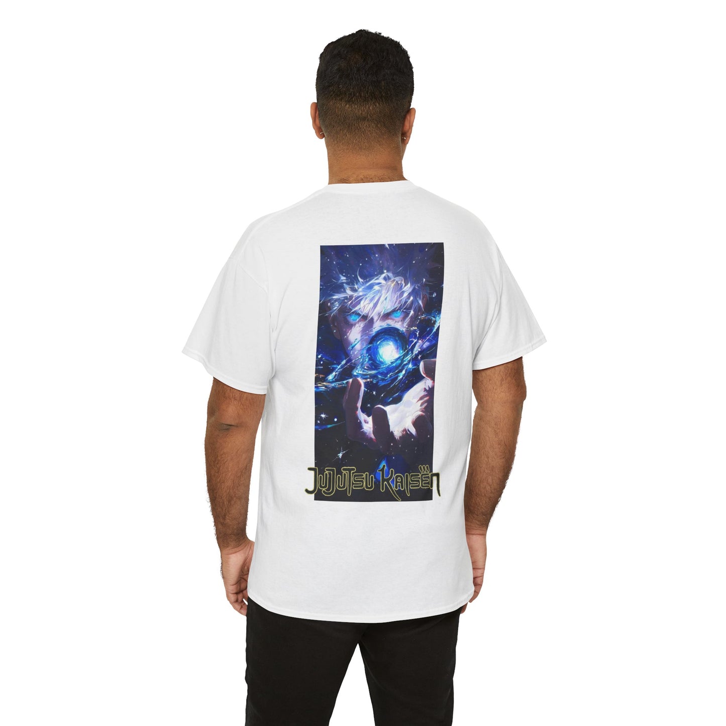 Satoru Gojo, Front and Back Design, 100% Heavy Cotton Shirt