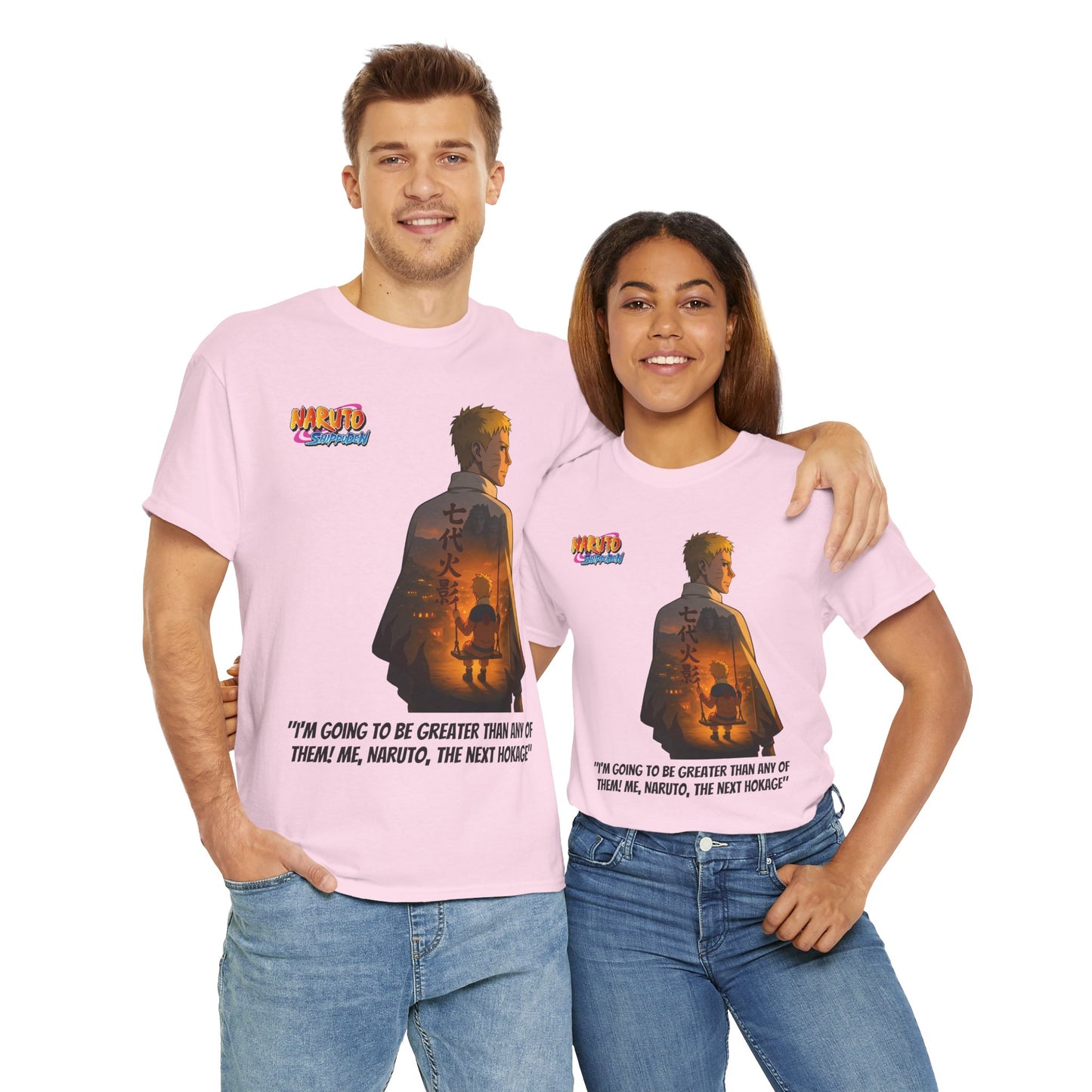 Naruto + Quote 100% Heavy Cotton Shirt