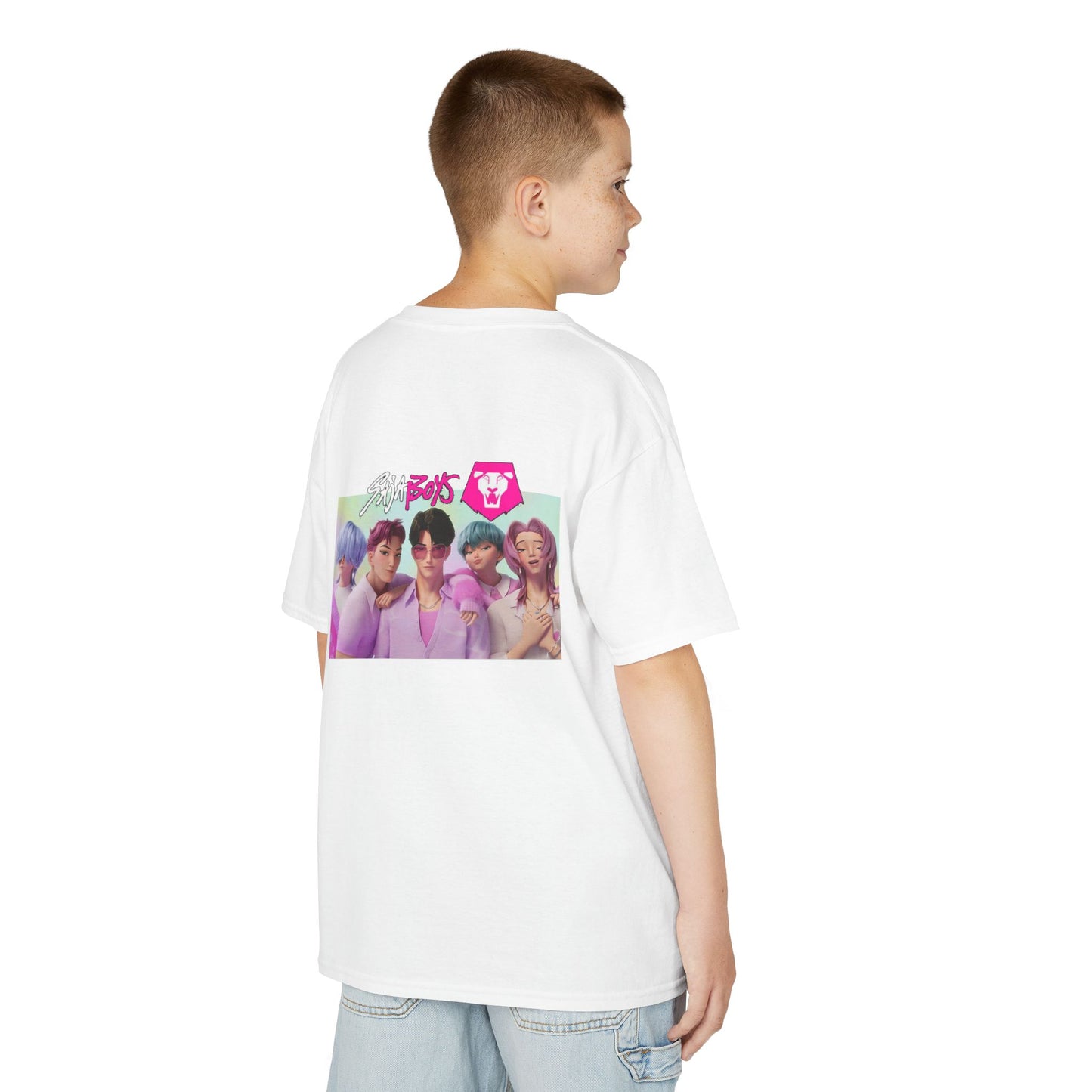 Huntrix and Saja Boys, Front and Back Design, 100% Heavy Cotton Shirt