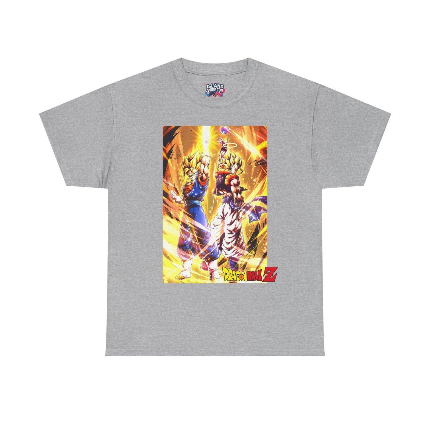 Goku and Vegeta Fusion, Front and Back Design, 100% Heavy Cotton Shirt