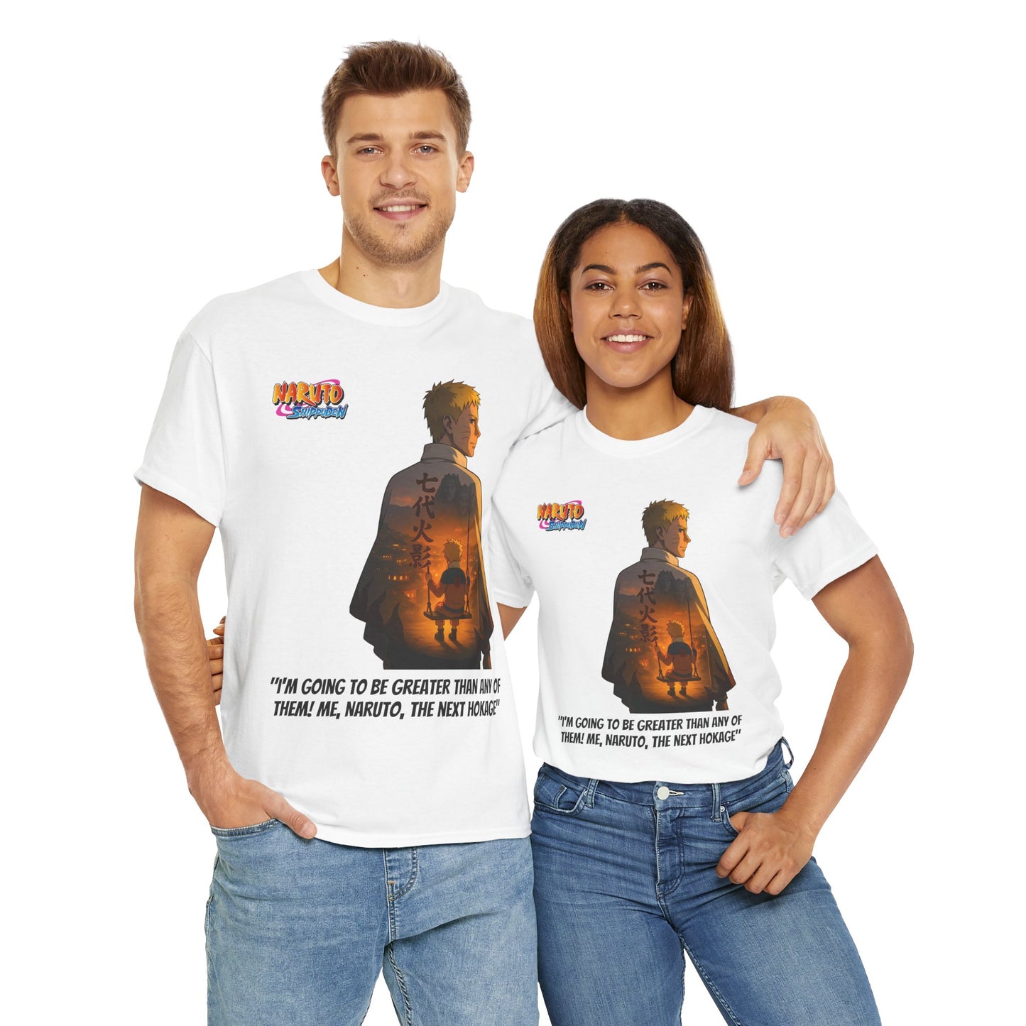 Naruto + Quote 100% Heavy Cotton Shirt