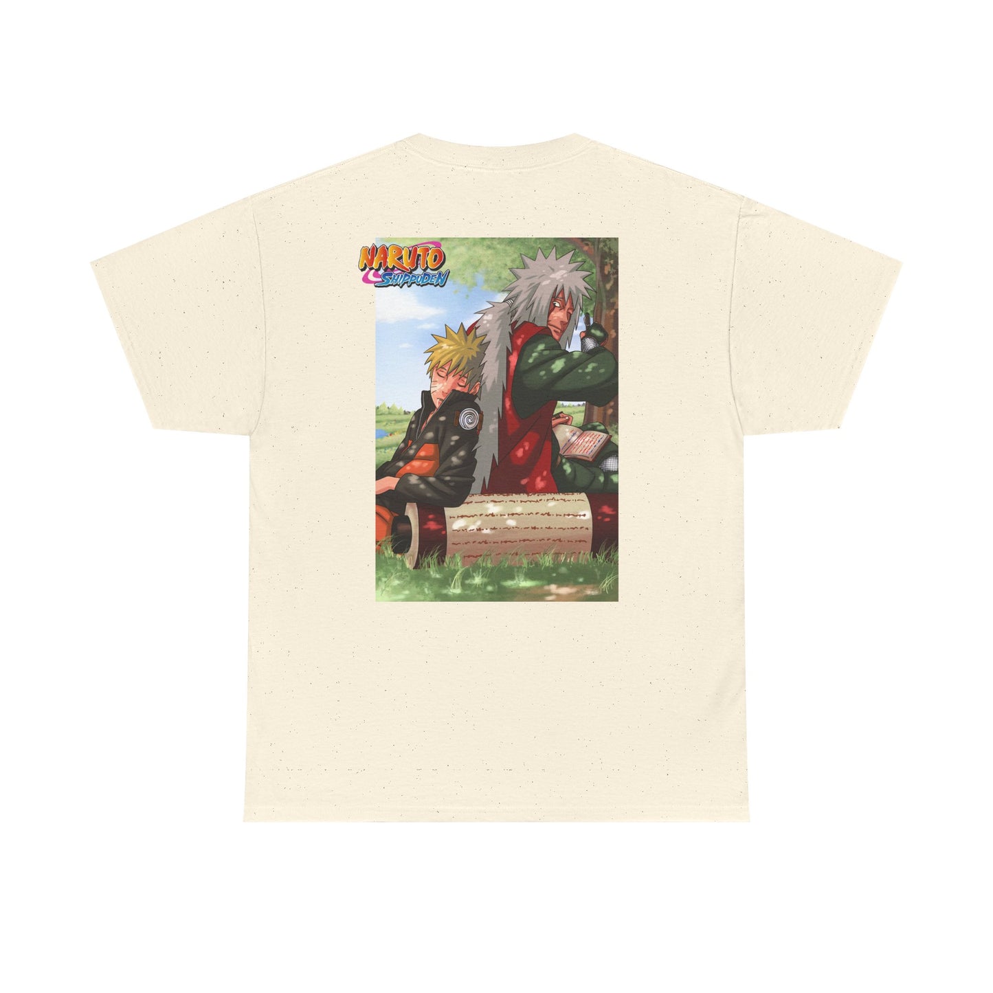 Naruto and Jiraiya's Bond, Front and Back Design, 100% Heavy Cotton Shirt
