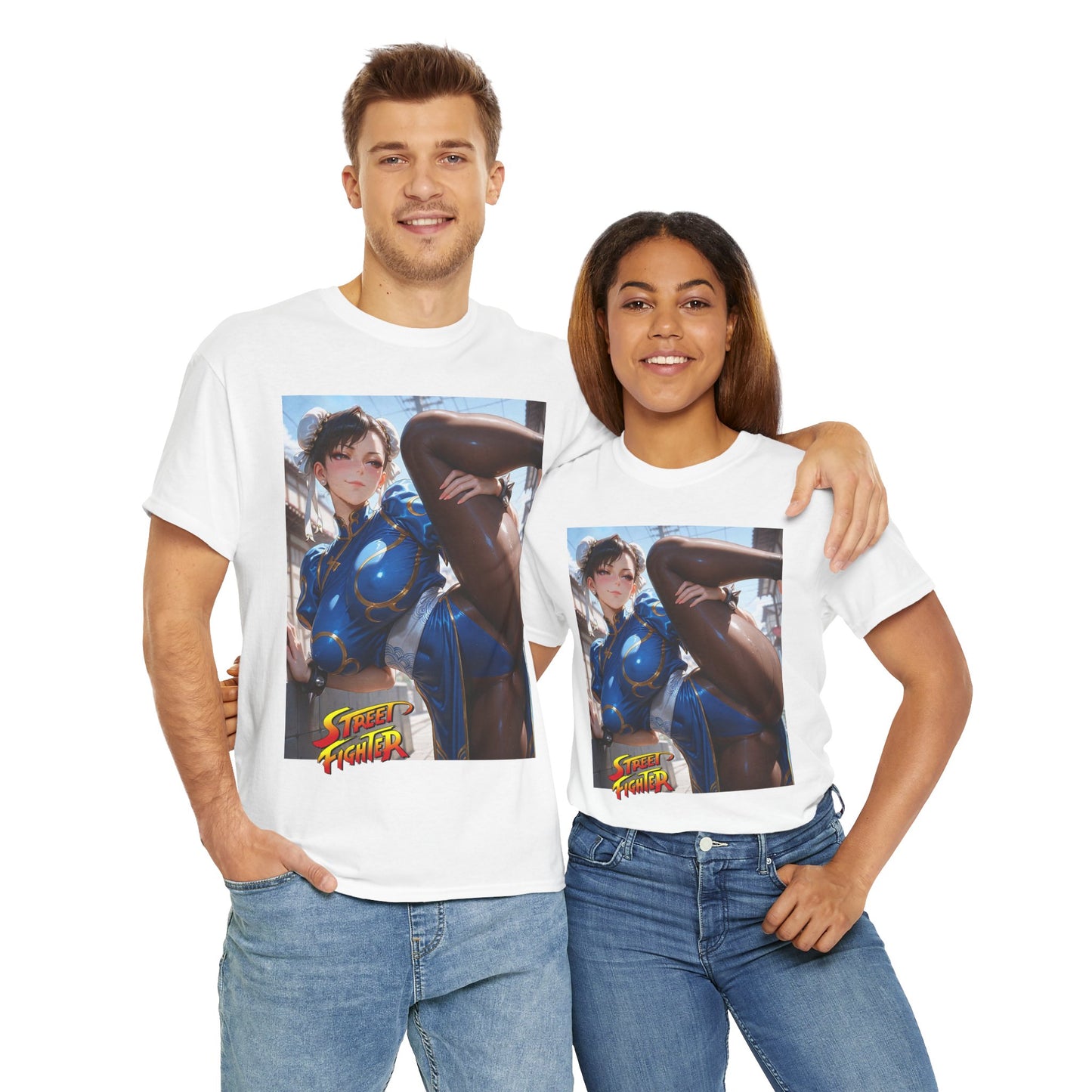 Chun Li, Waifu Collection, 100% Heavy Cotton Shirt