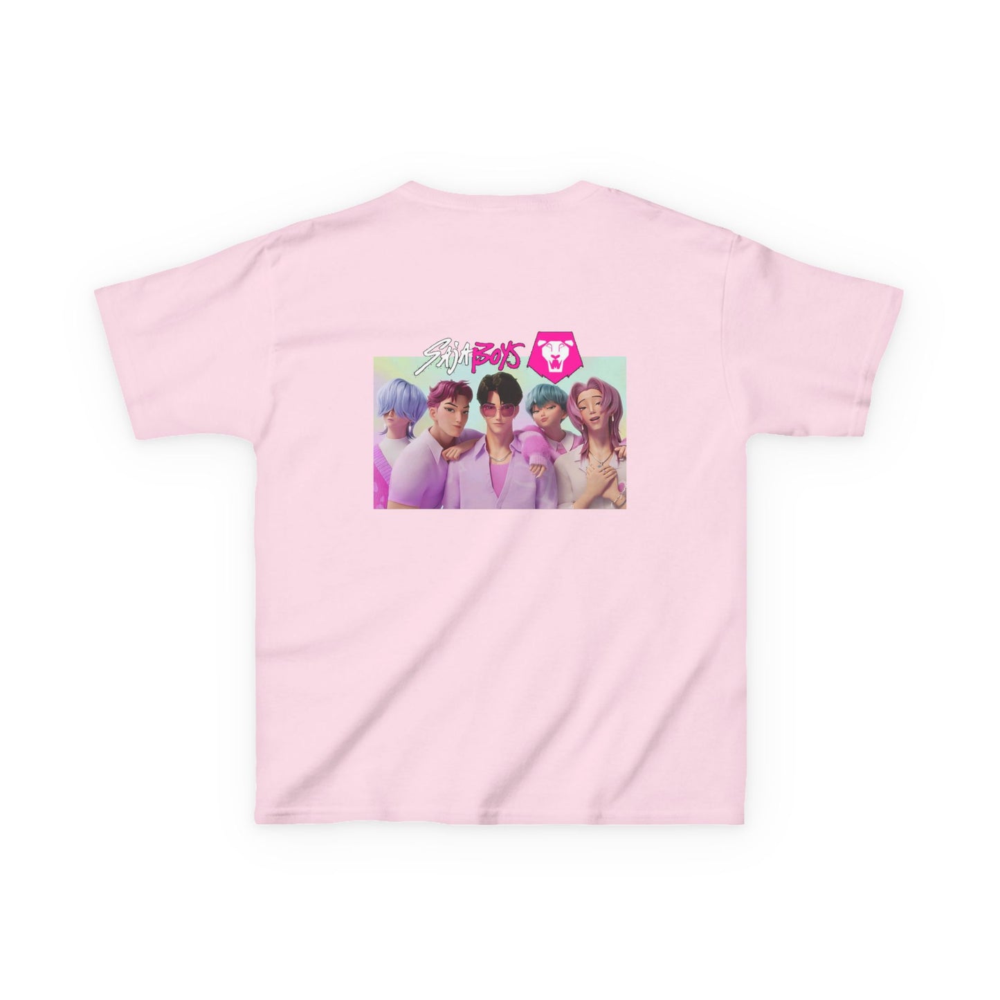 Huntrix and Saja Boys, Front and Back Design, 100% Heavy Cotton Shirt