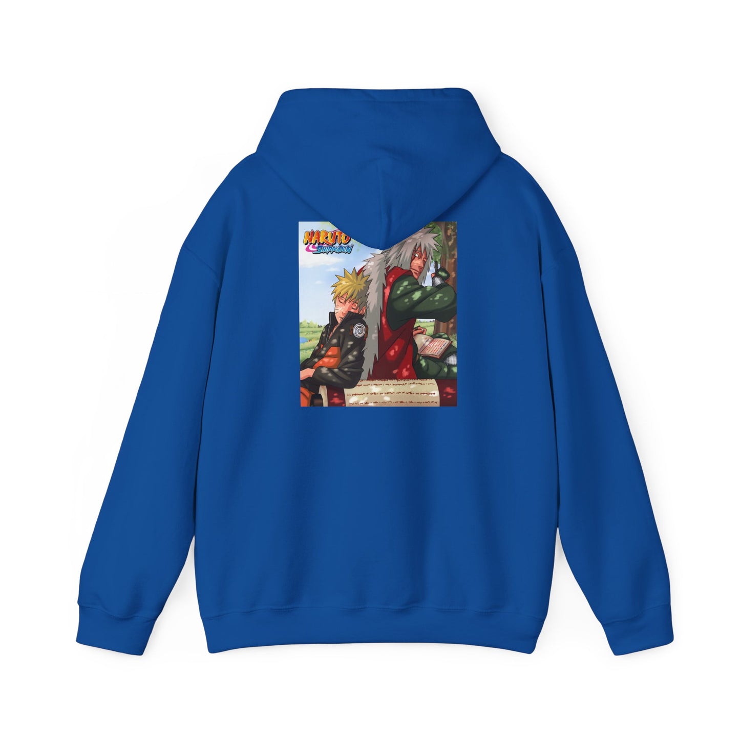 Naruto and Jiraiya's Bond, Front and Back Design, Cotton Hoodie
