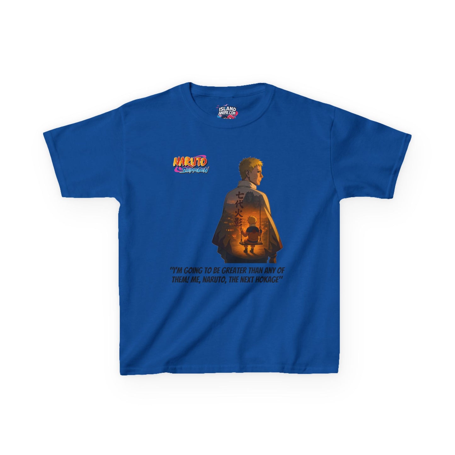 Naruto + Quote, Kids 100% Heavy Cotton Shirt