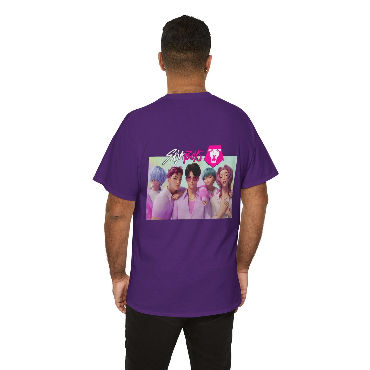 Huntrix and Saja Boys, Front and Back Design, 100% Heavy Cotton Shirt