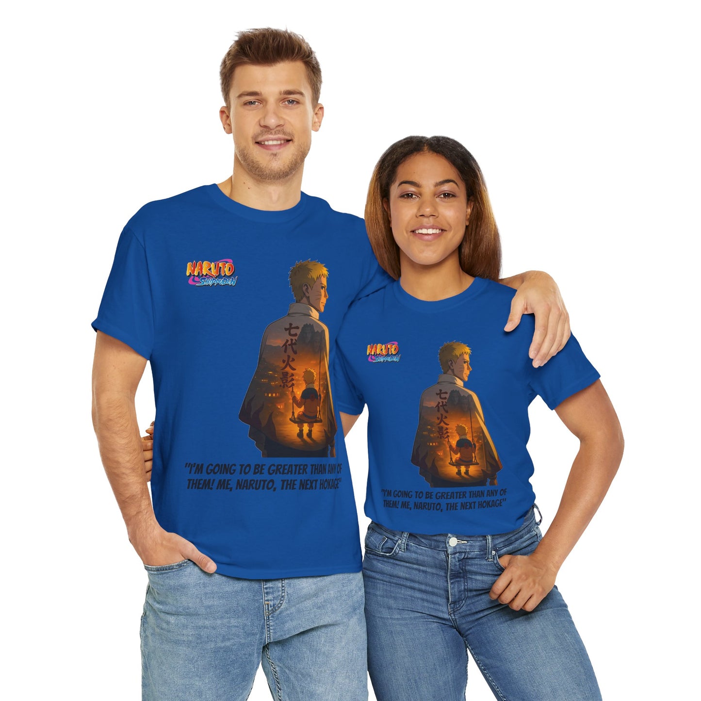 Naruto + Quote 100% Heavy Cotton Shirt