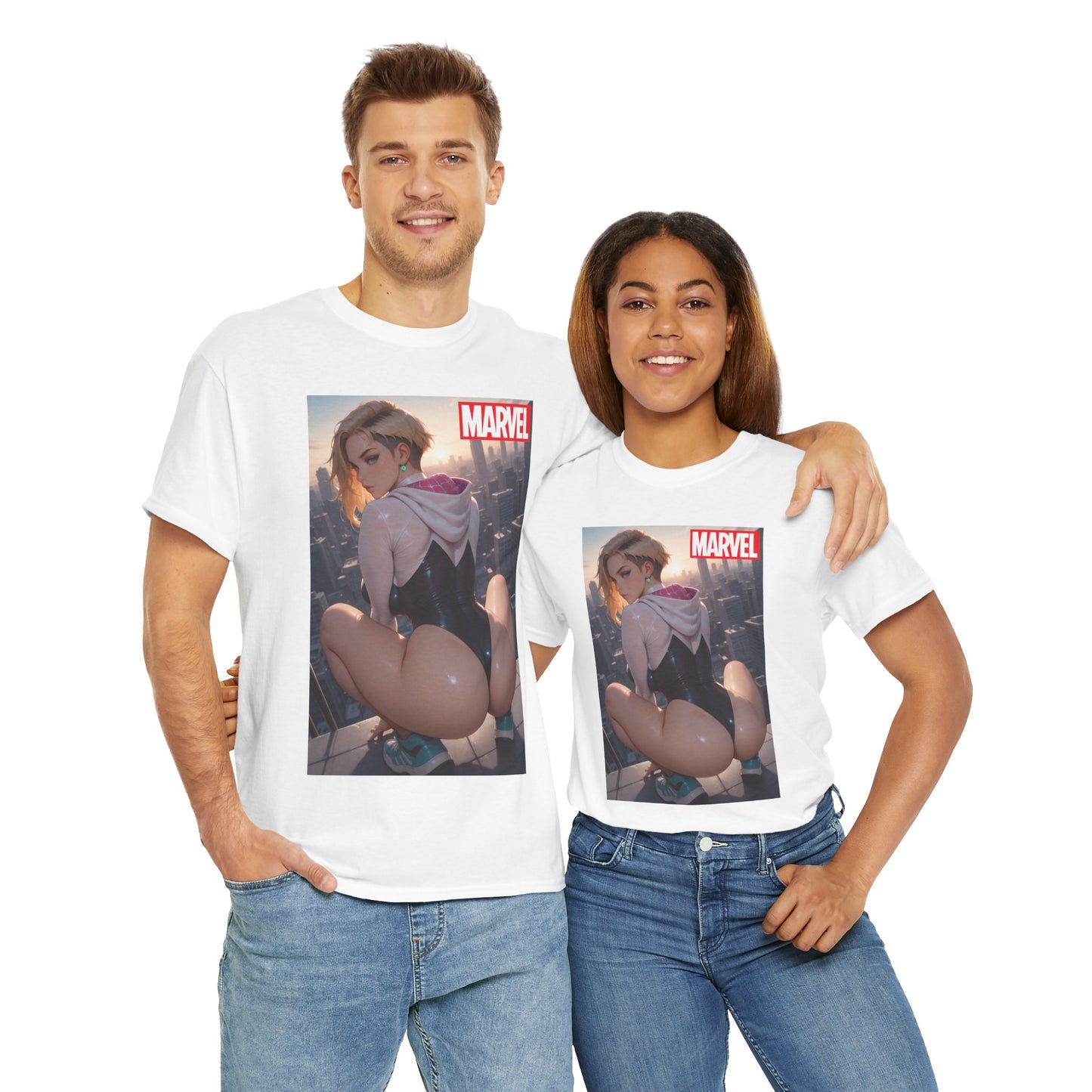 Gwen Stacy, Waifu Collection, 100% Heavy Cotton Shirt