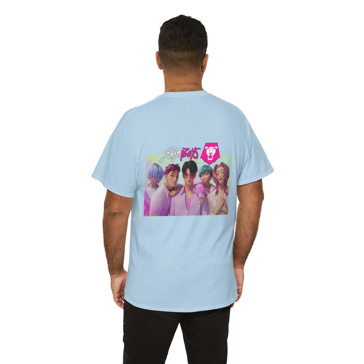 Huntrix and Saja Boys, Front and Back Design, 100% Heavy Cotton Shirt