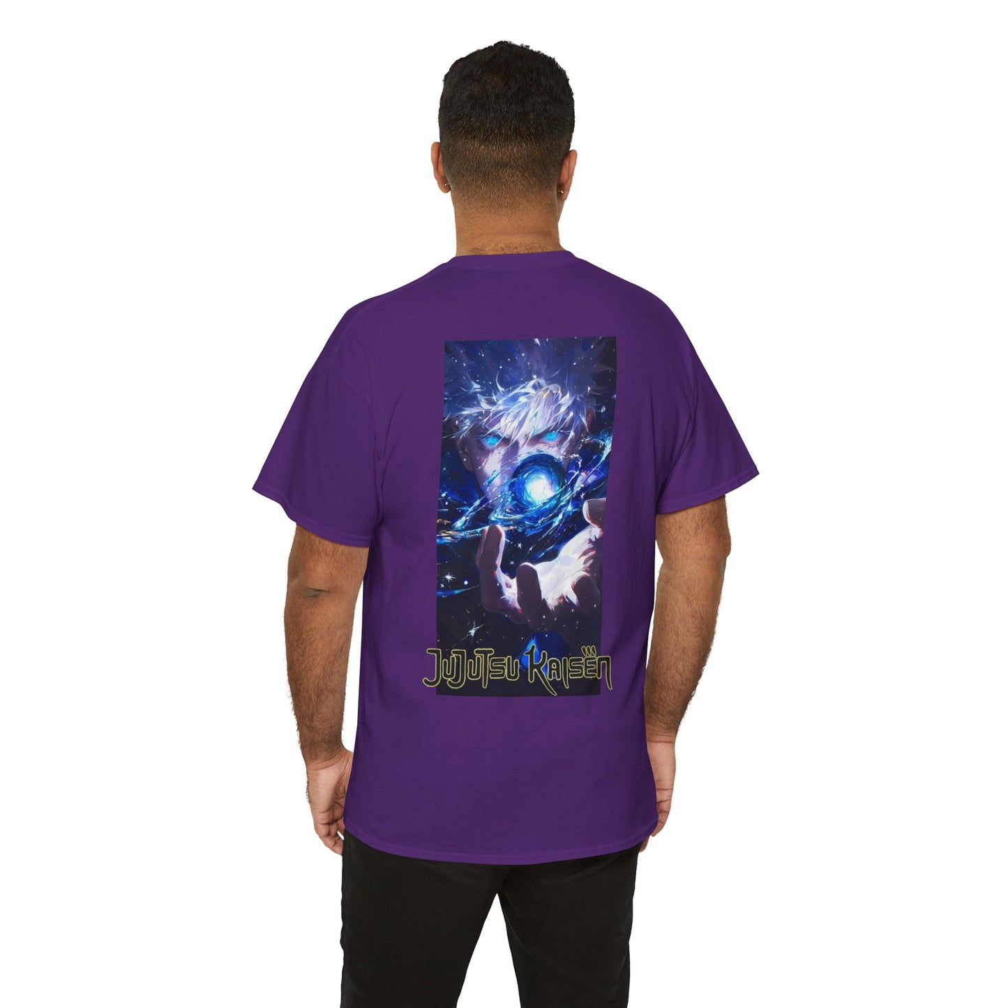Satoru Gojo, Front and Back Design, 100% Heavy Cotton Shirt