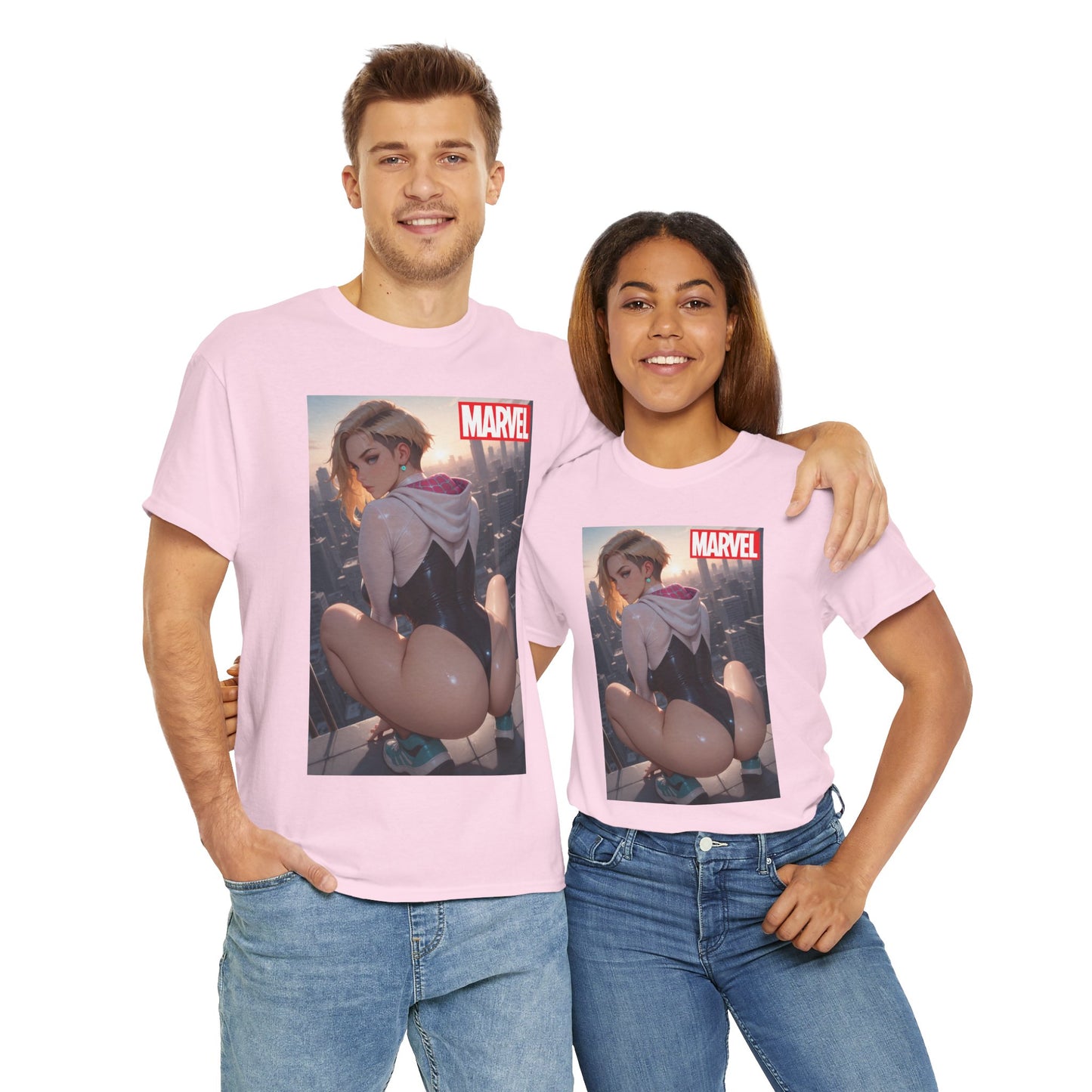 Gwen Stacy, Waifu Collection, 100% Heavy Cotton Shirt