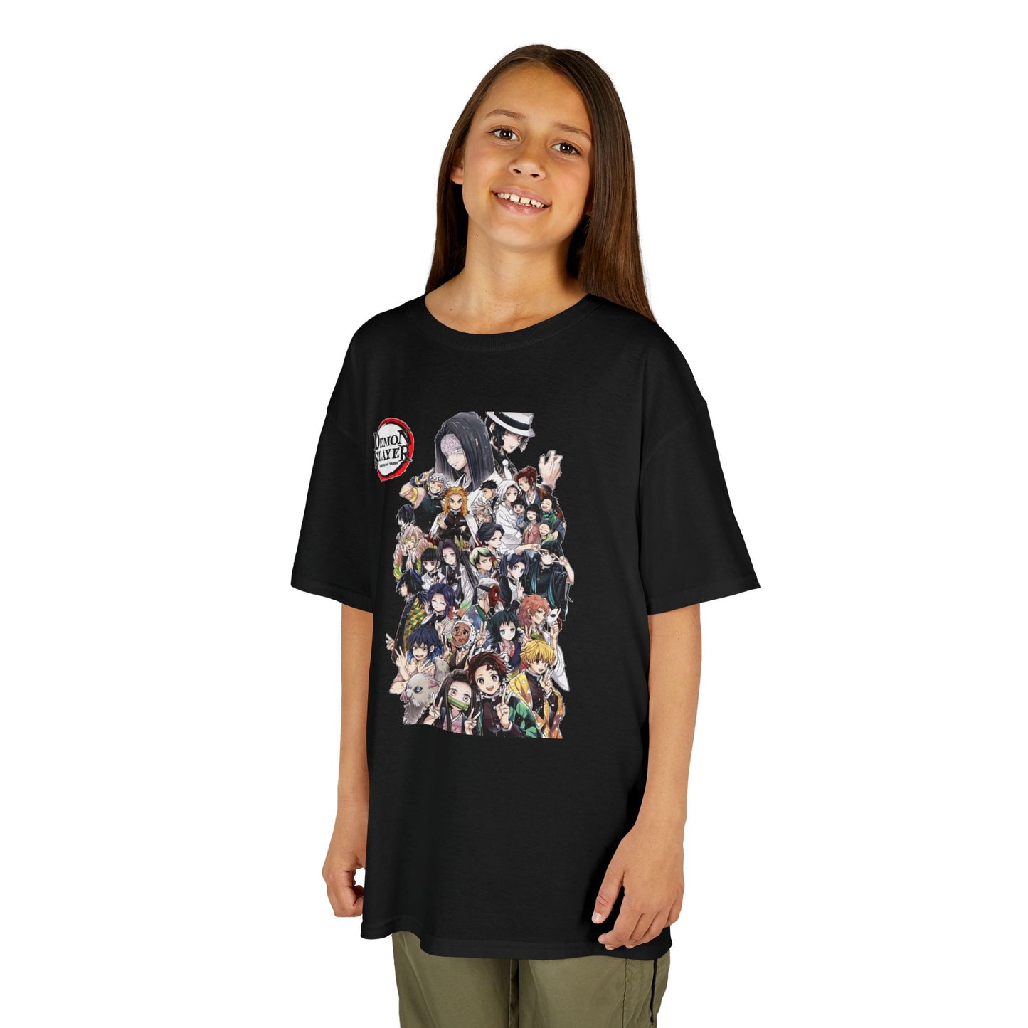 Demon Slayer, Kids 100% Heavy Cotton Shirt